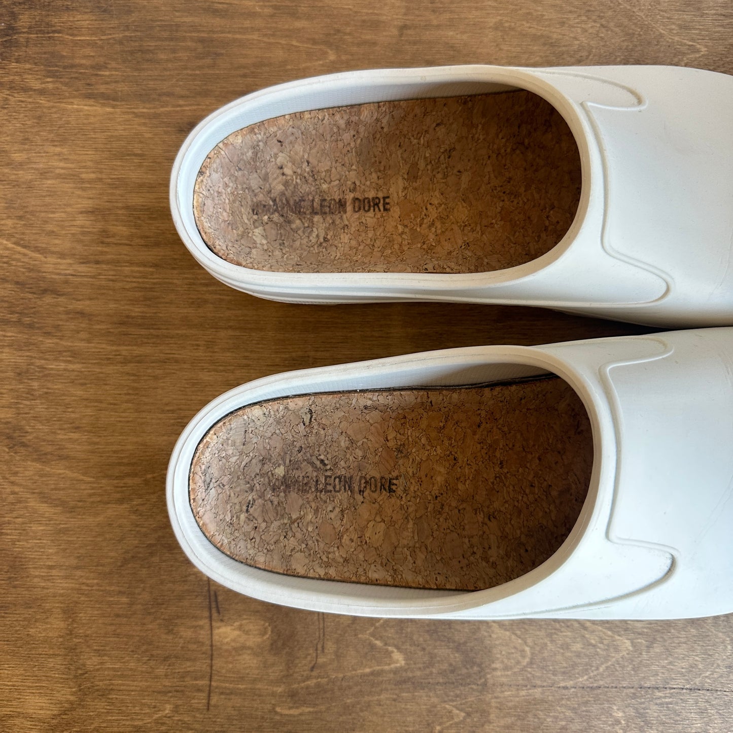 Aime Leon Dore Clogs 'White' Size 10