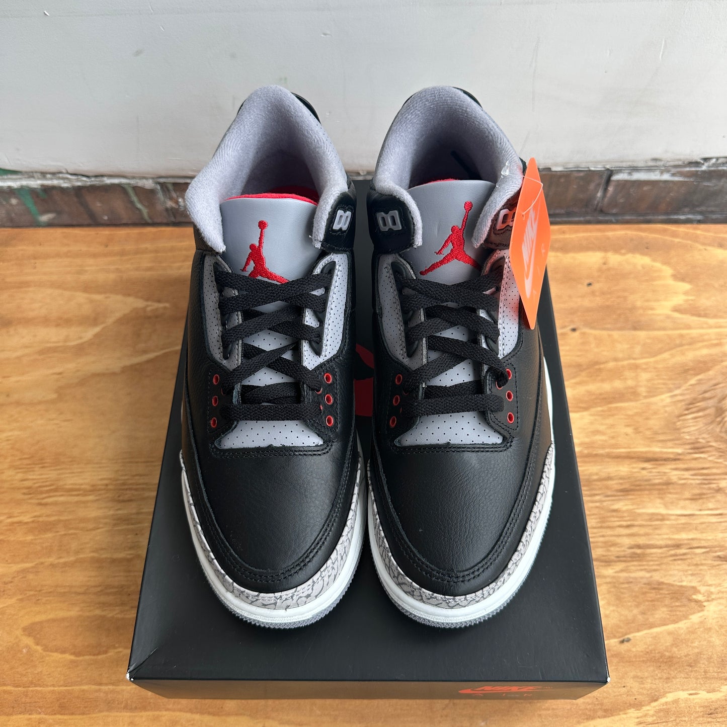 Brand New Air Jordan 3 "Black Cement"