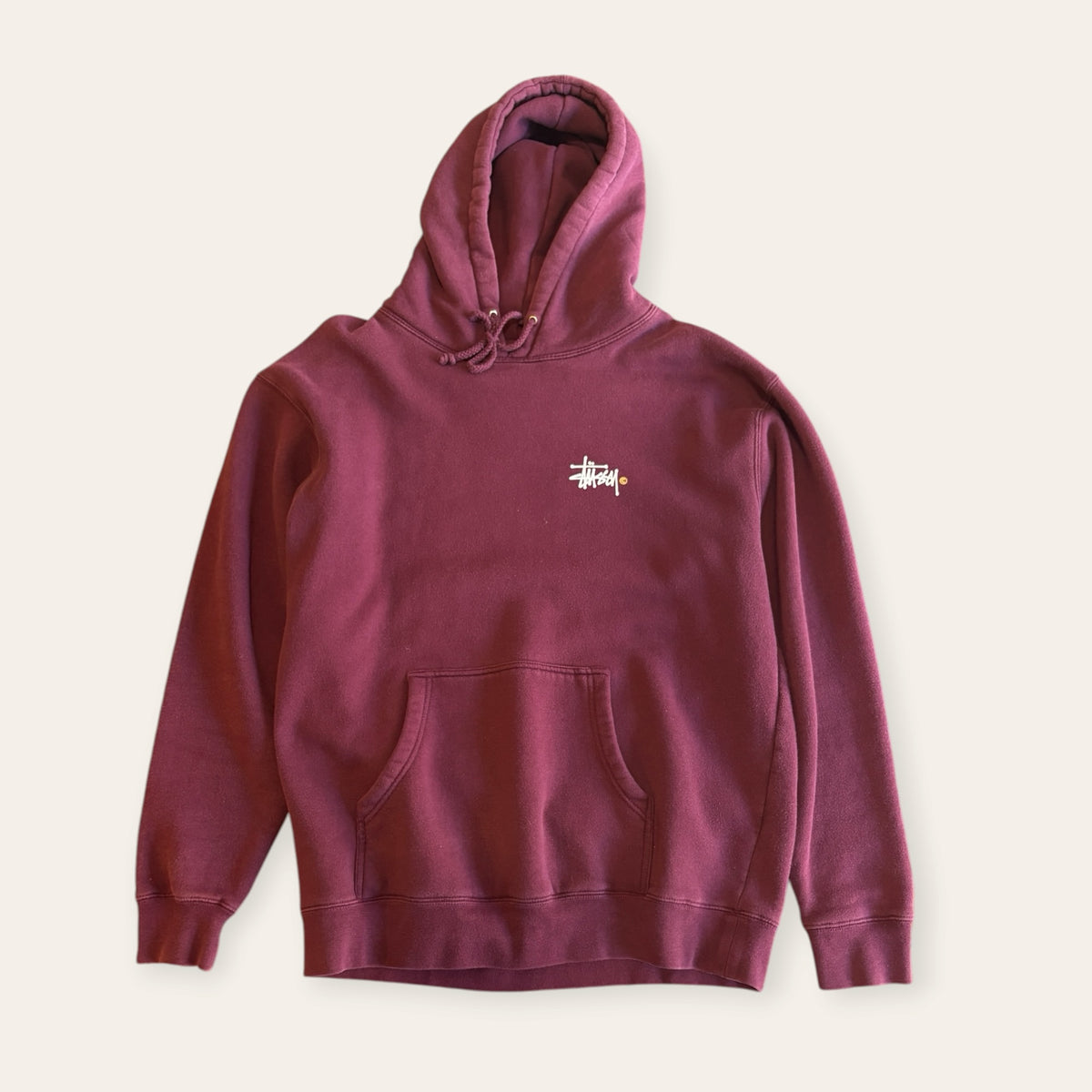 Stussy Hoodie Maroon Size L