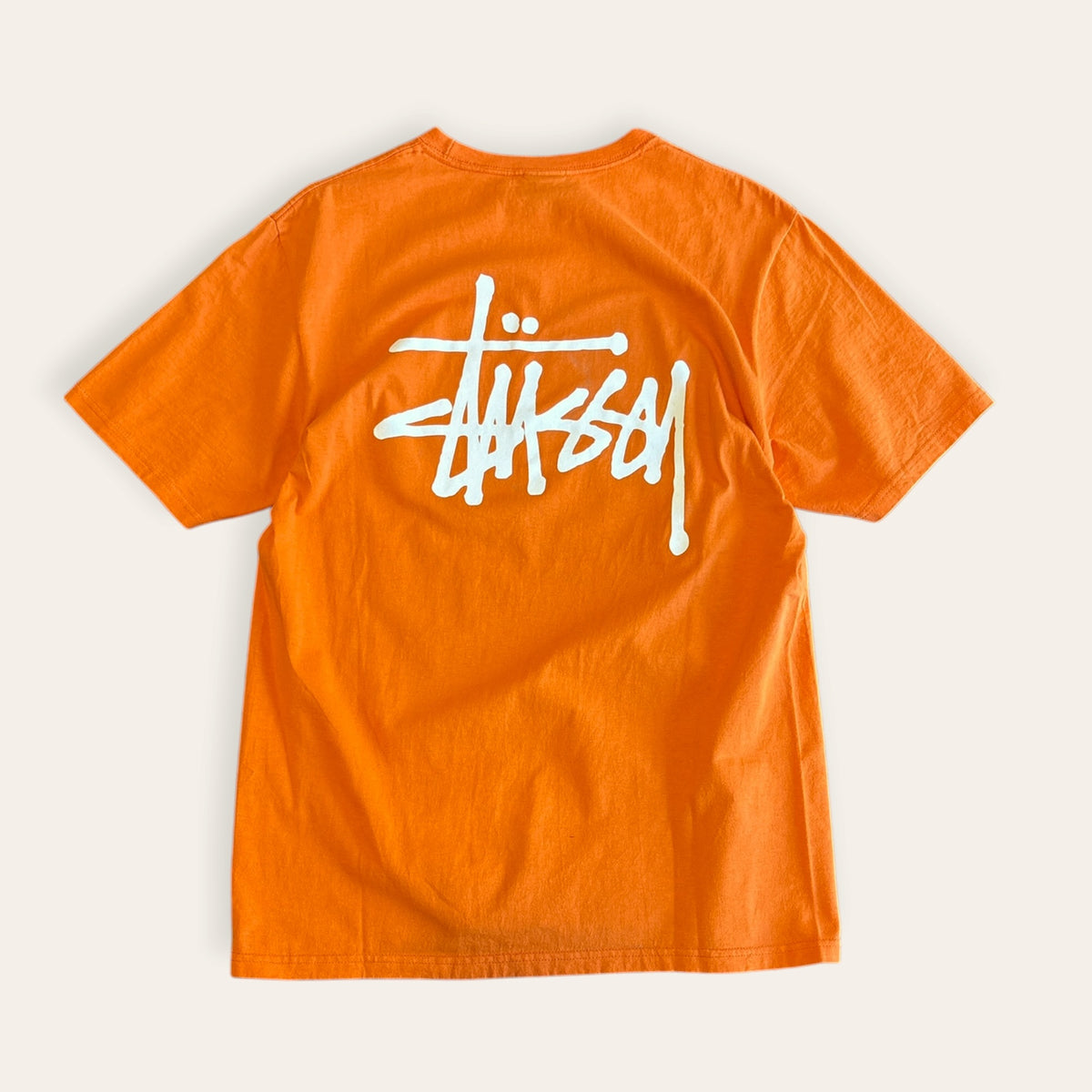 Stussy Tee Orange Size M