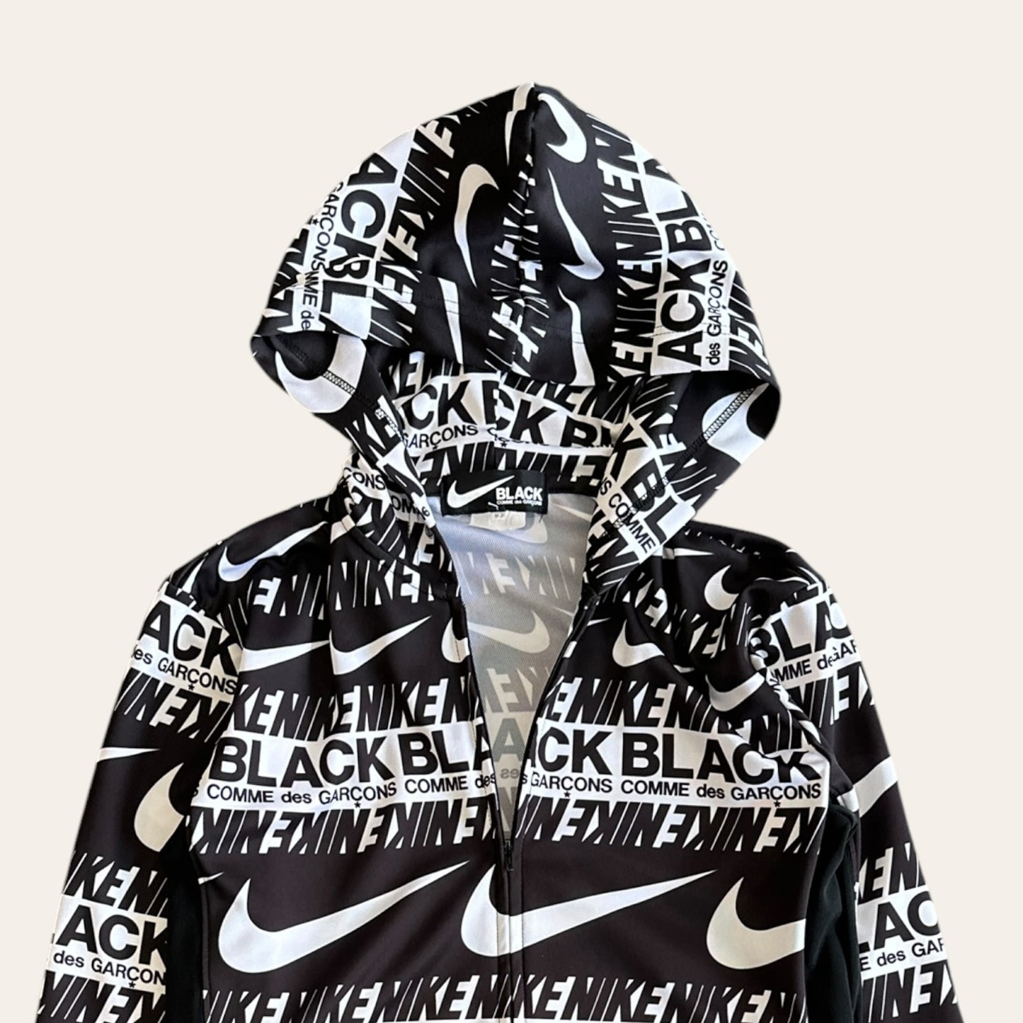 CDG Black x Nike Hoodie Size M