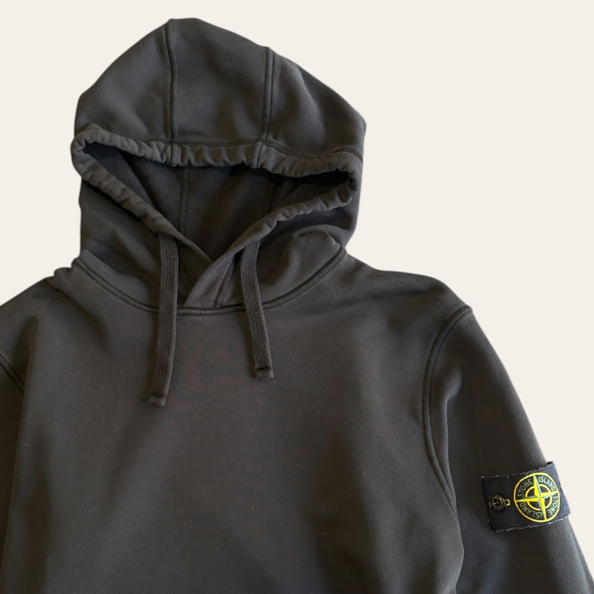 Stone Island Hoodie Black Size S