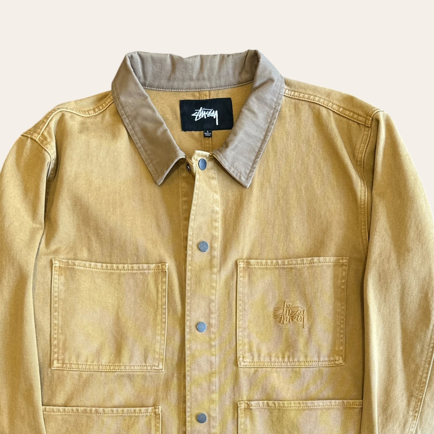 Stussy Heavy Wash Chore Jacket Size L