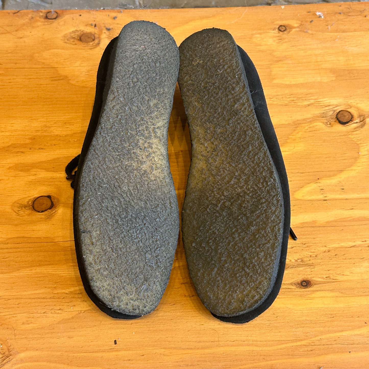 Clarks Wallabee "Black" Size 8.5