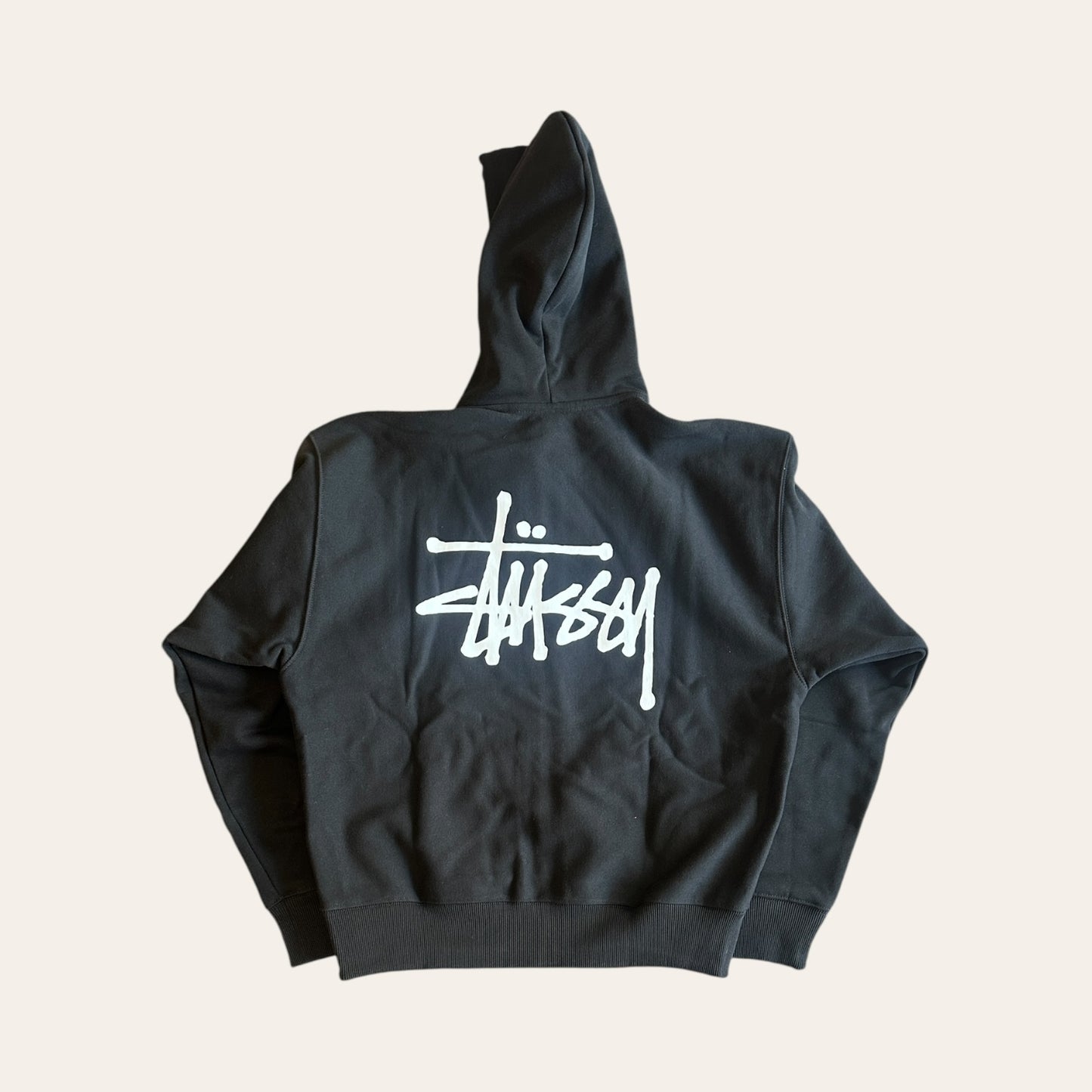 Brand New Stussy Zip Hoodie Black Size M
