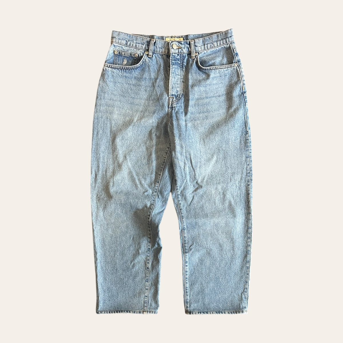 Stussy Big Ol Light Wash Jeans Size 30