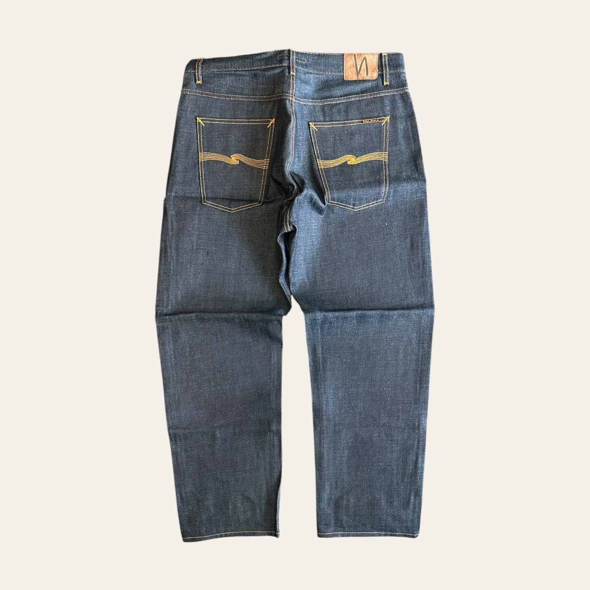 Nudie Tuff Tony Snake Eyes Selvedge Jeans Size 36x32