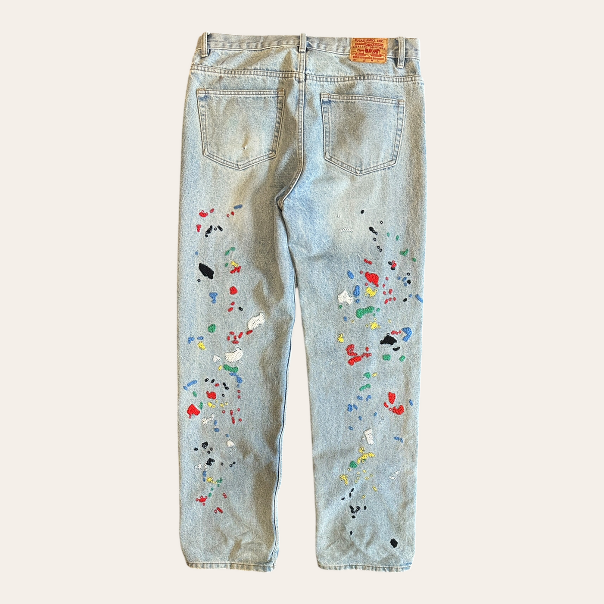 Fugazi Paint Splatter Jeans Size M