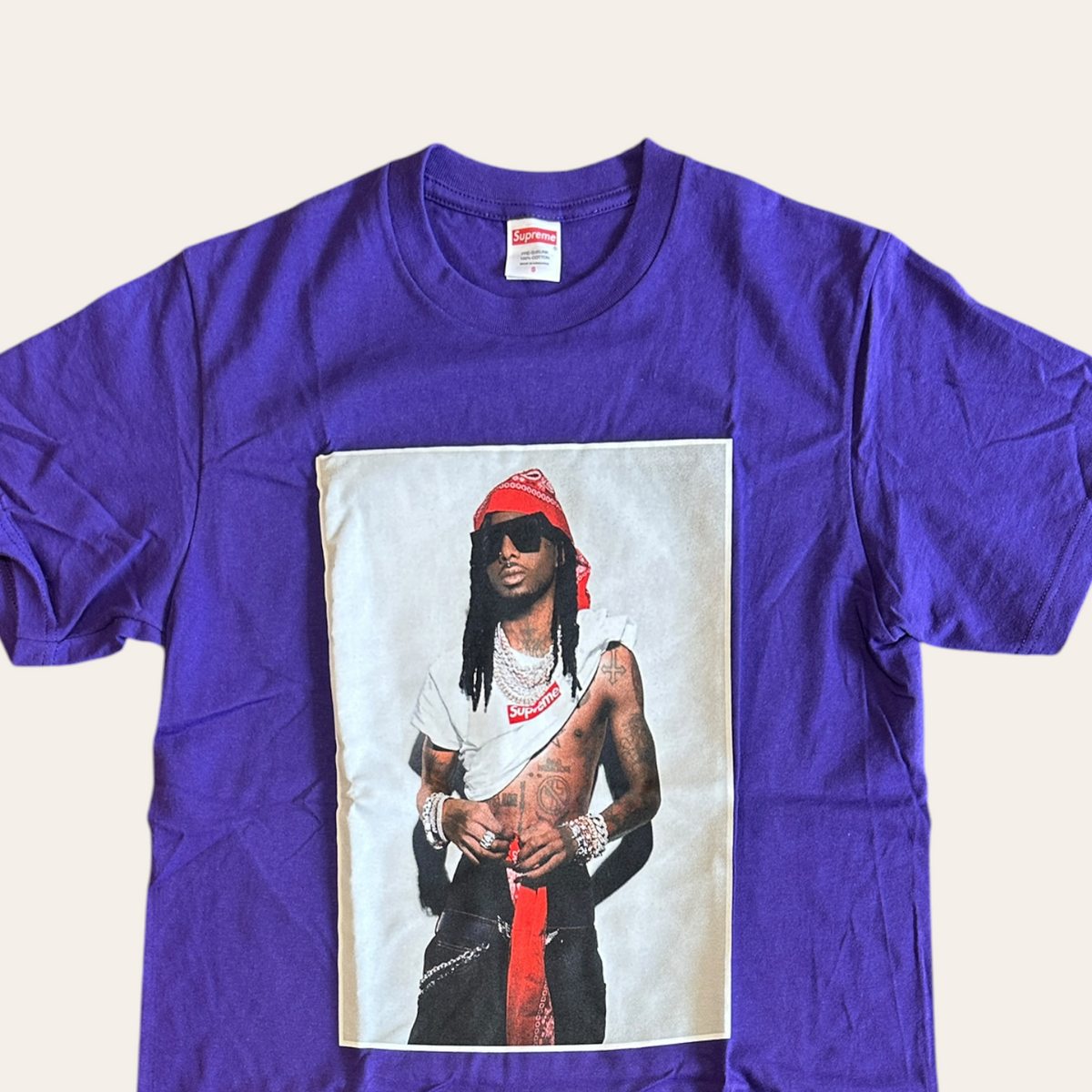 Brand New Supreme Playboi Carti Purple Tee Size S