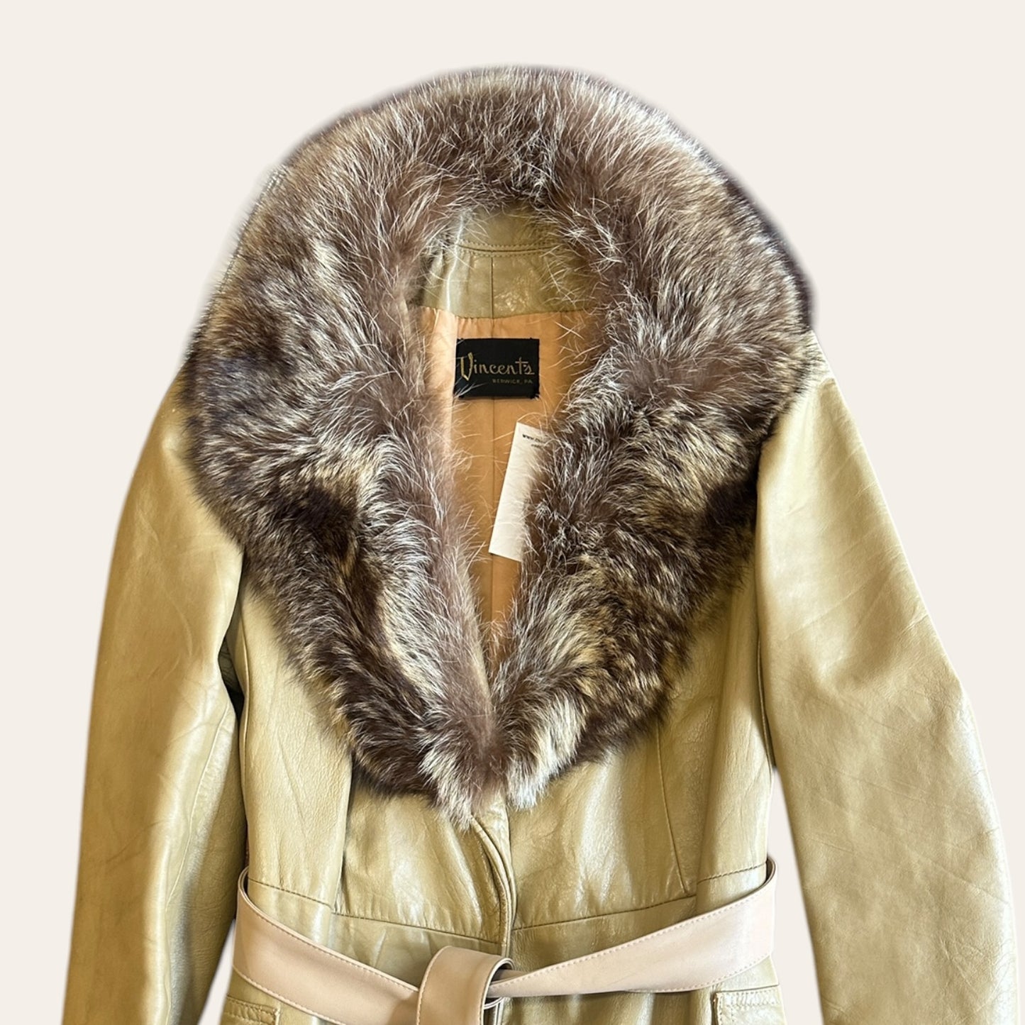 Vincents Leather Coat