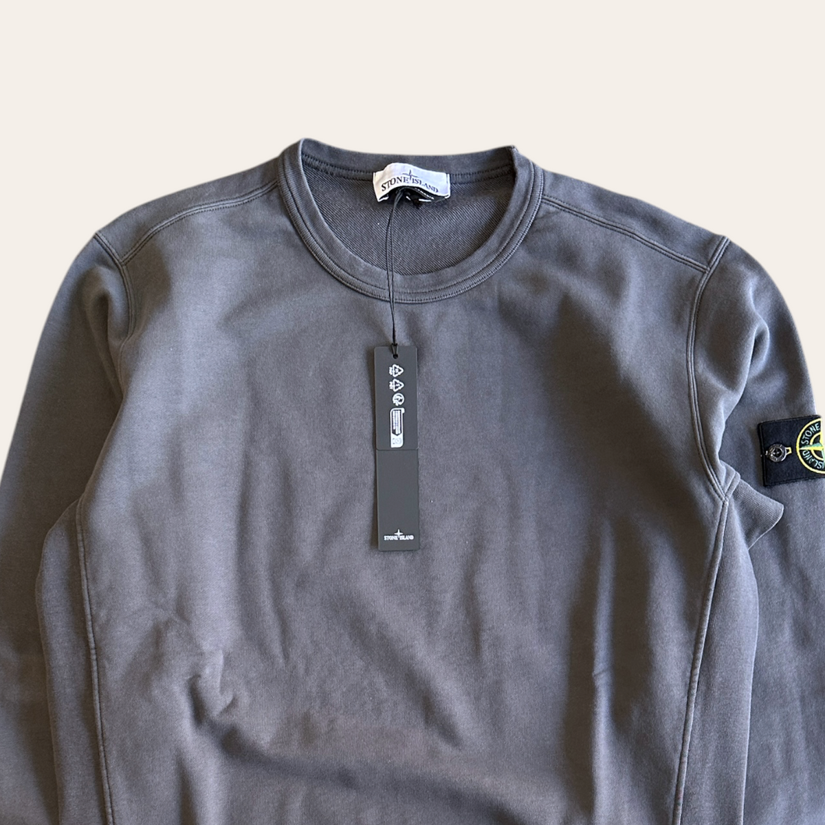 Brand New Stone Island Sweater Charcoal Size L