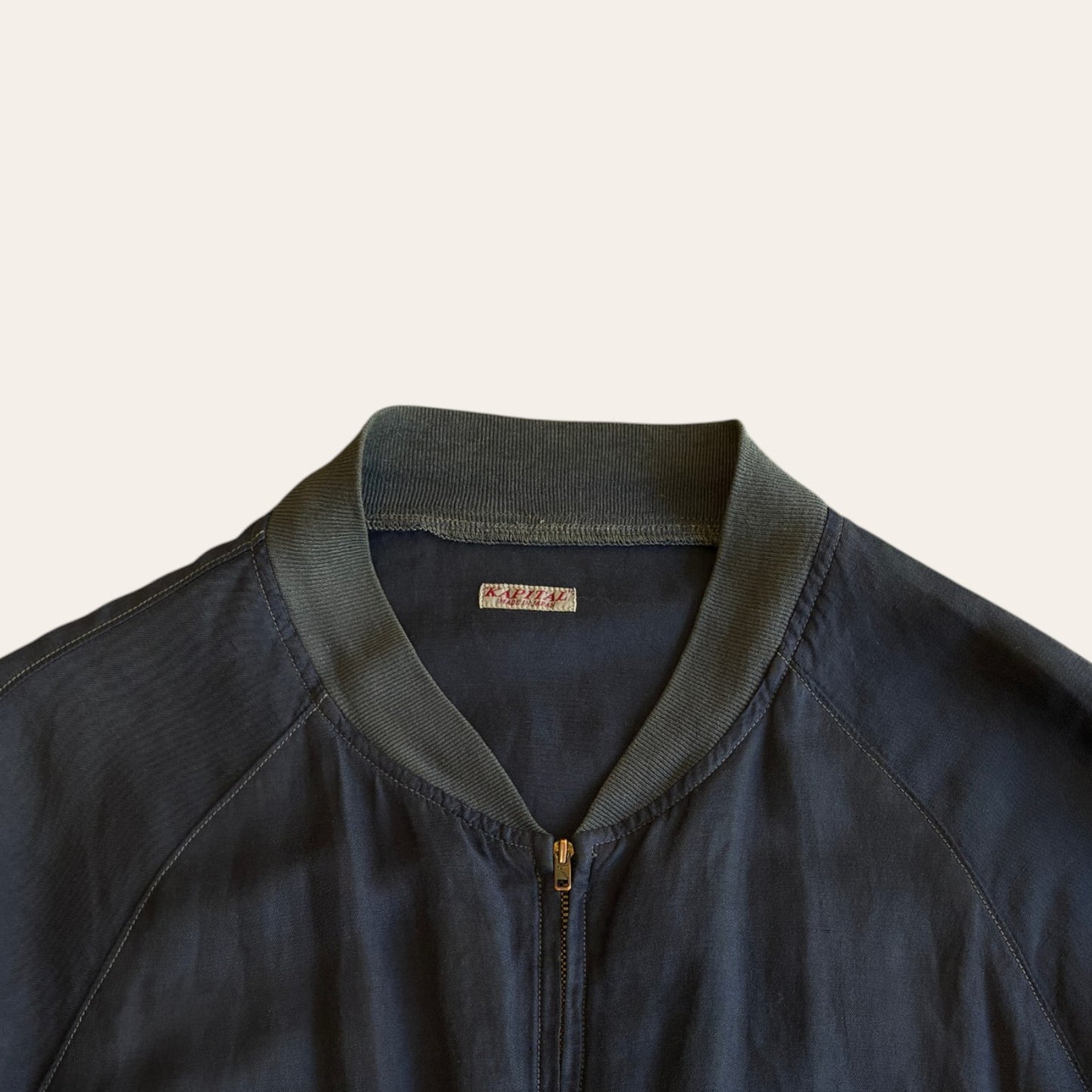 Kapital Linen Bomber Jacket Size L