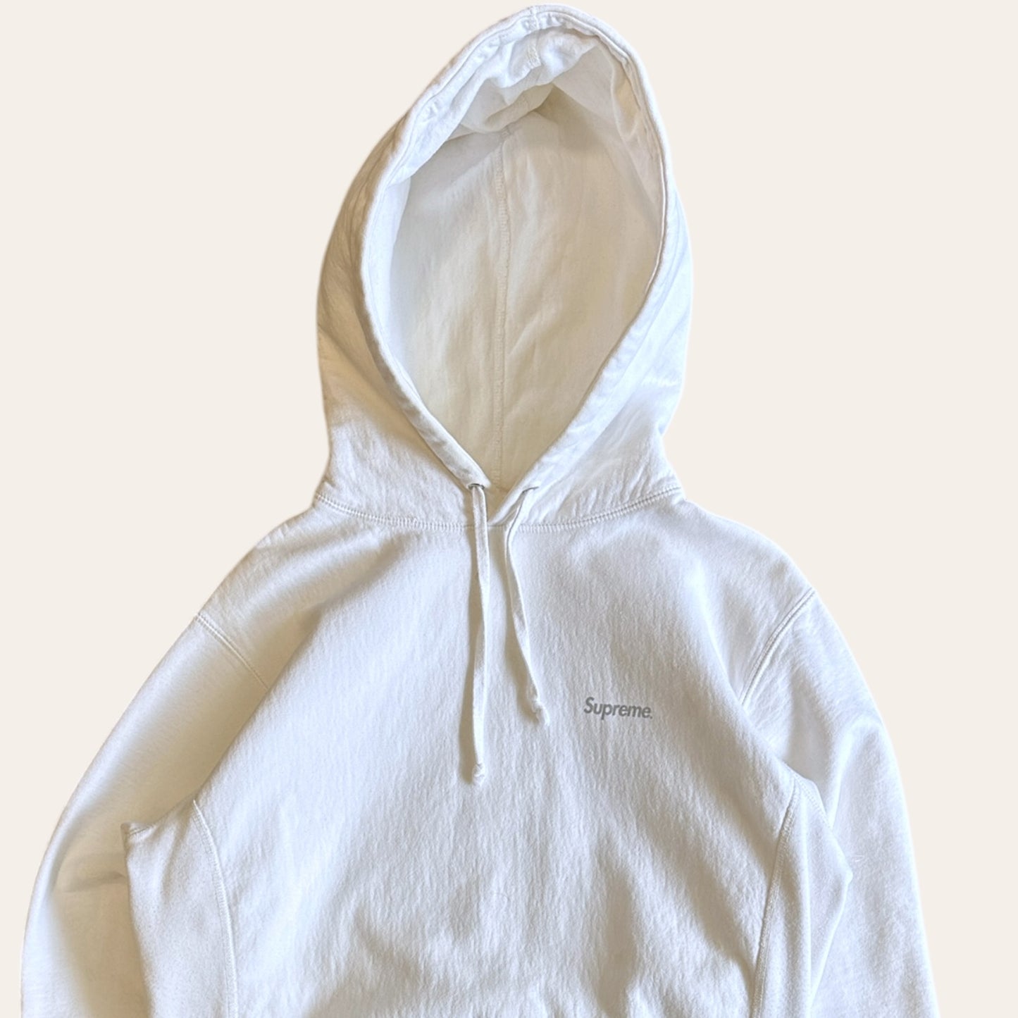 Supreme 3M Reflective Hoodie White Size L