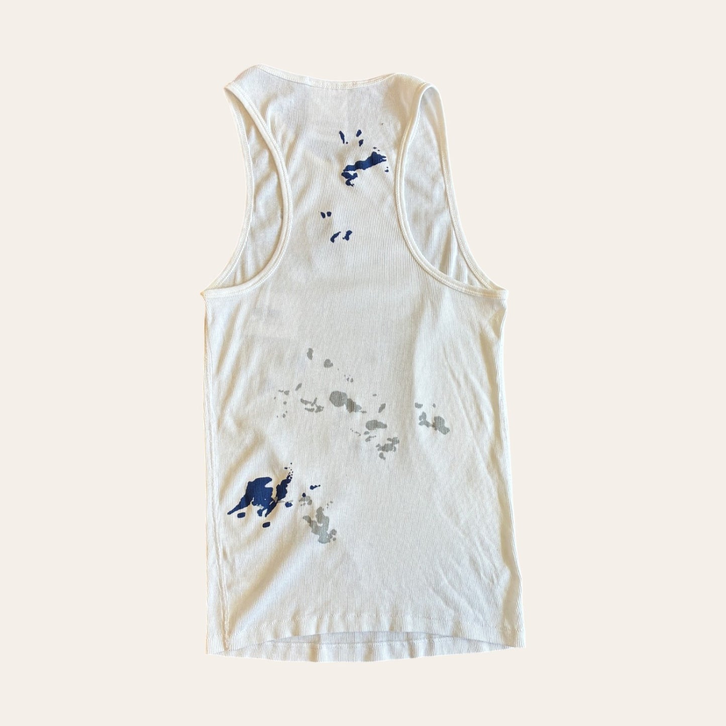 Helmut Lang Paint Splatter Tank Top Size XS