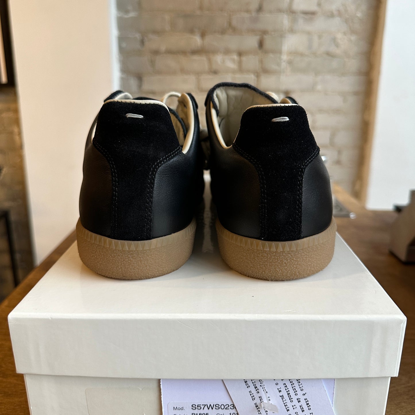 Maison Margiela GAT "Black/Gum" Size 43