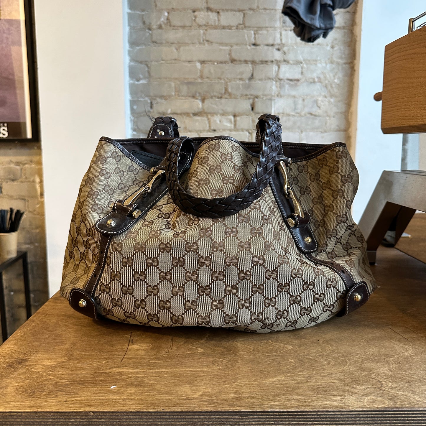 Gucci GG Canvas Pelham Bag