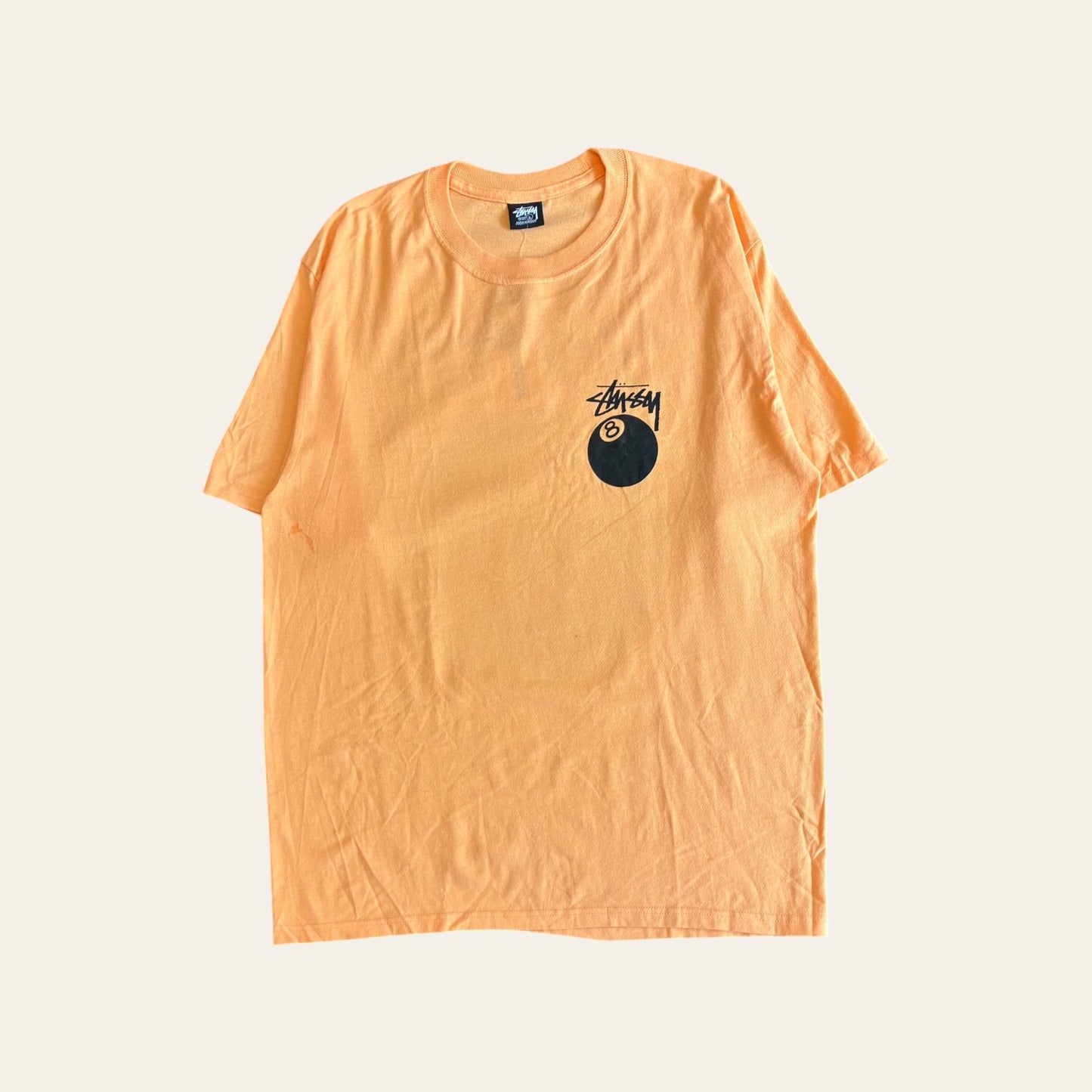 Brand New Stussy 8ball Tee Peach Size L