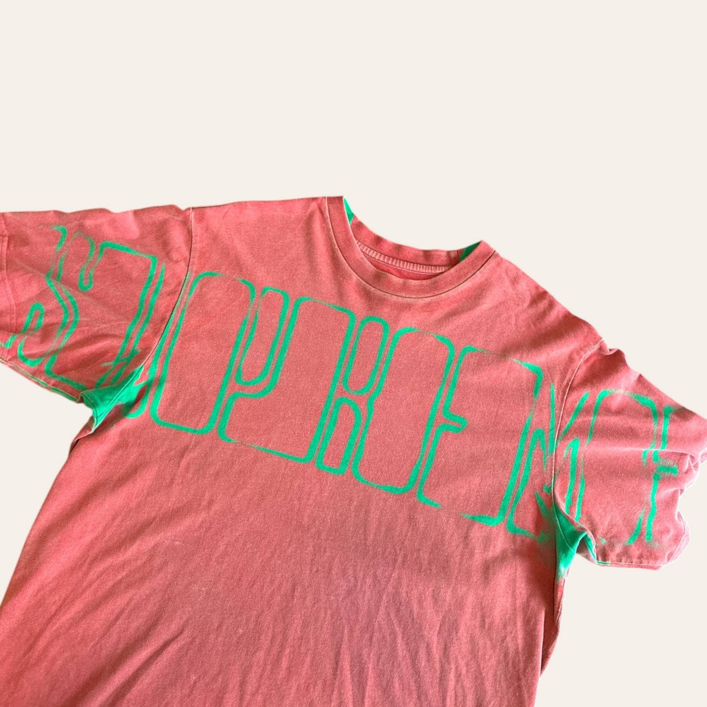 Supreme Tee Red/Green Size XL