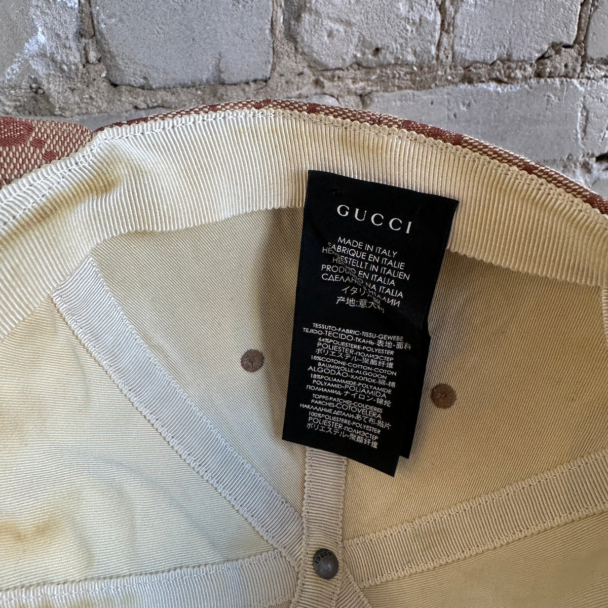 Stussy Tweed Fitted Size 7 1/2