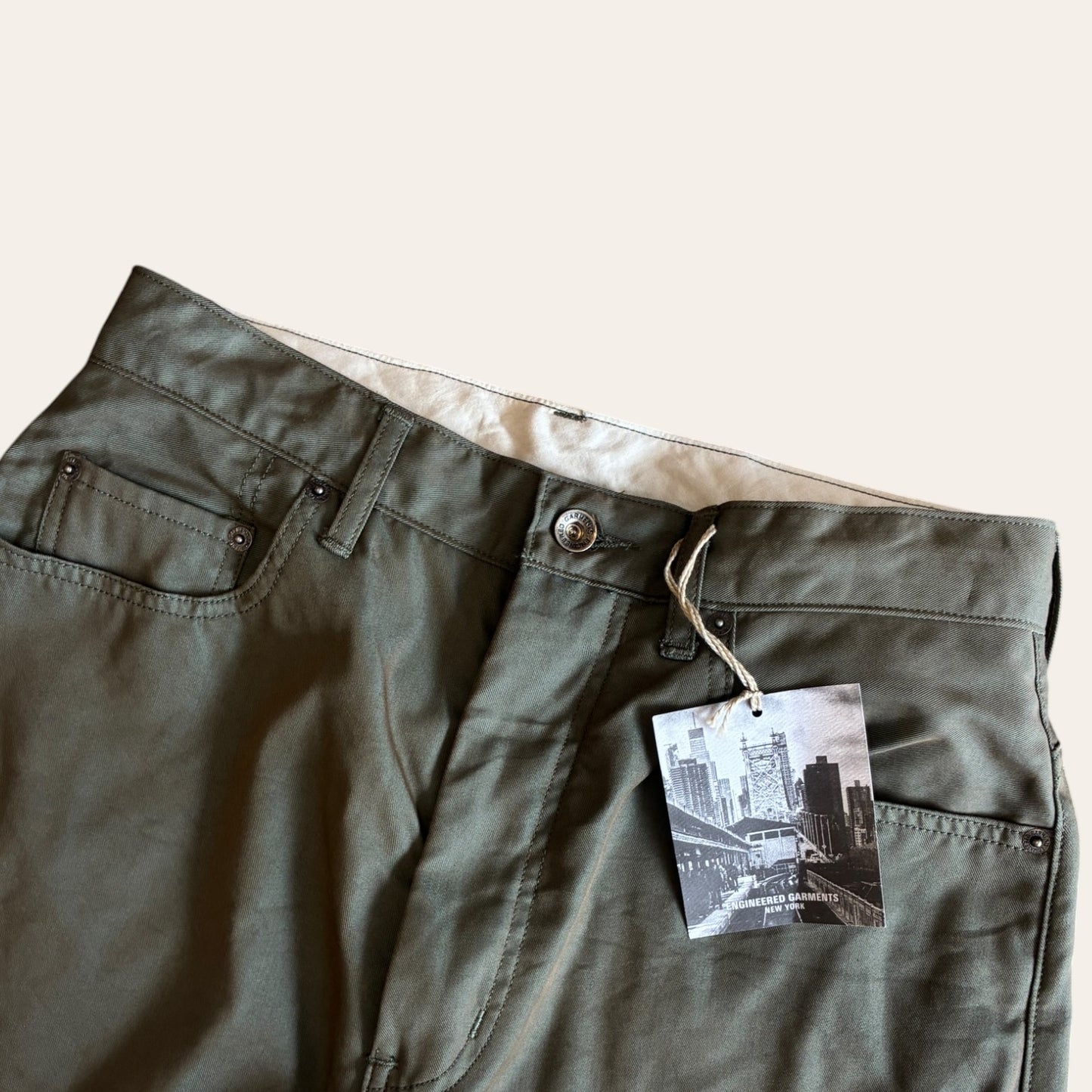 Engineered Garments 'Olive' Pants Size XS