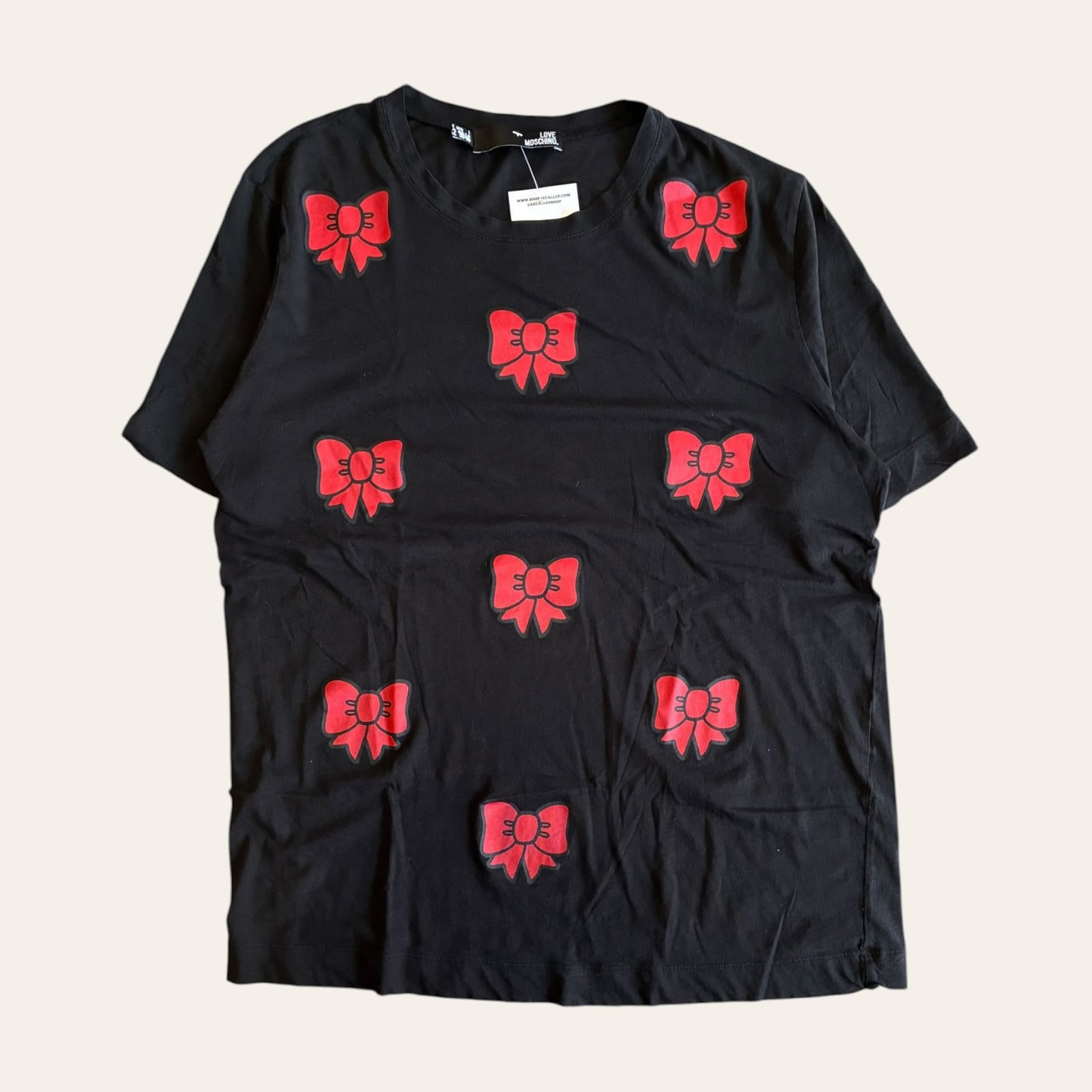 Moschino Bowtie Tee Size M