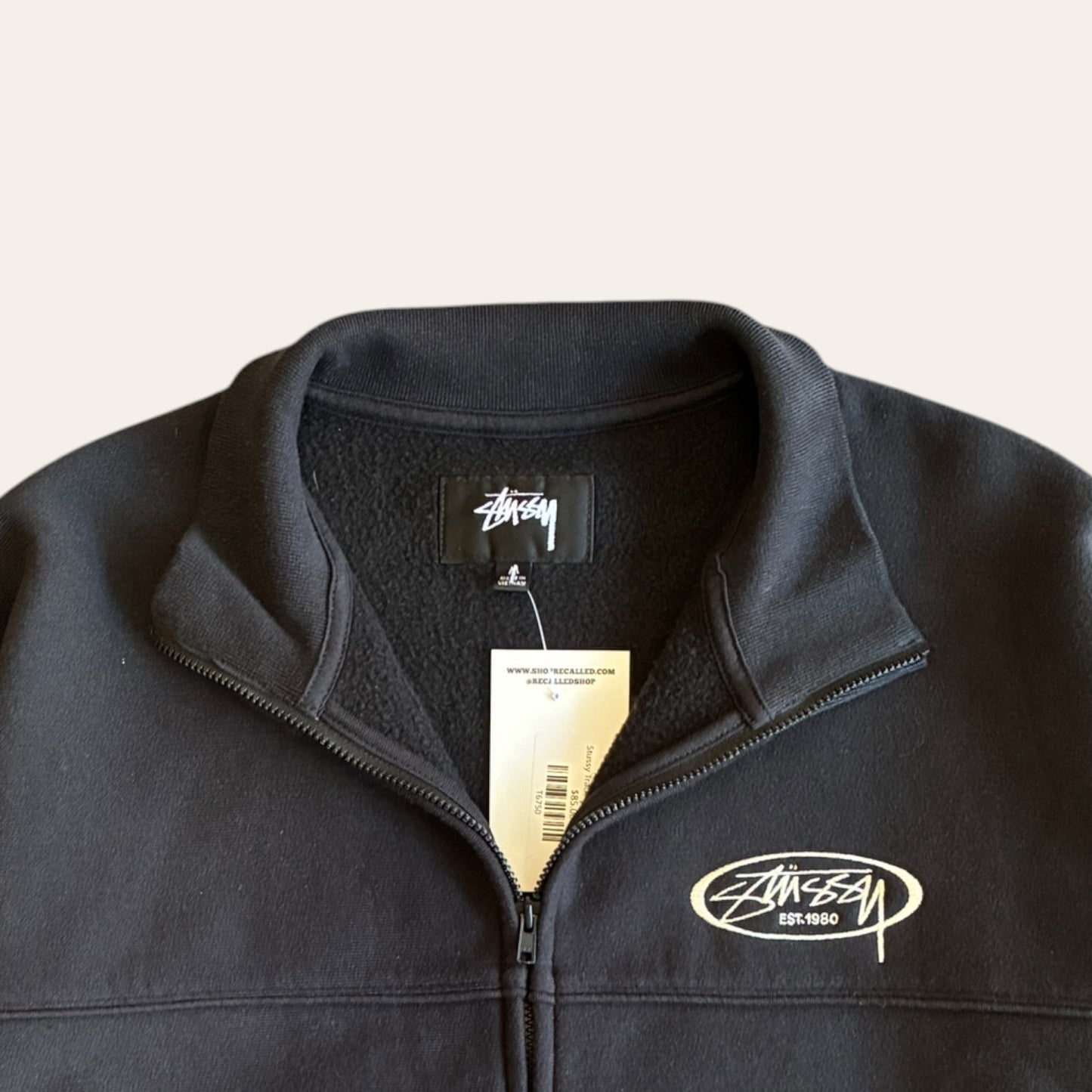 Stussy Track Top Black Size M