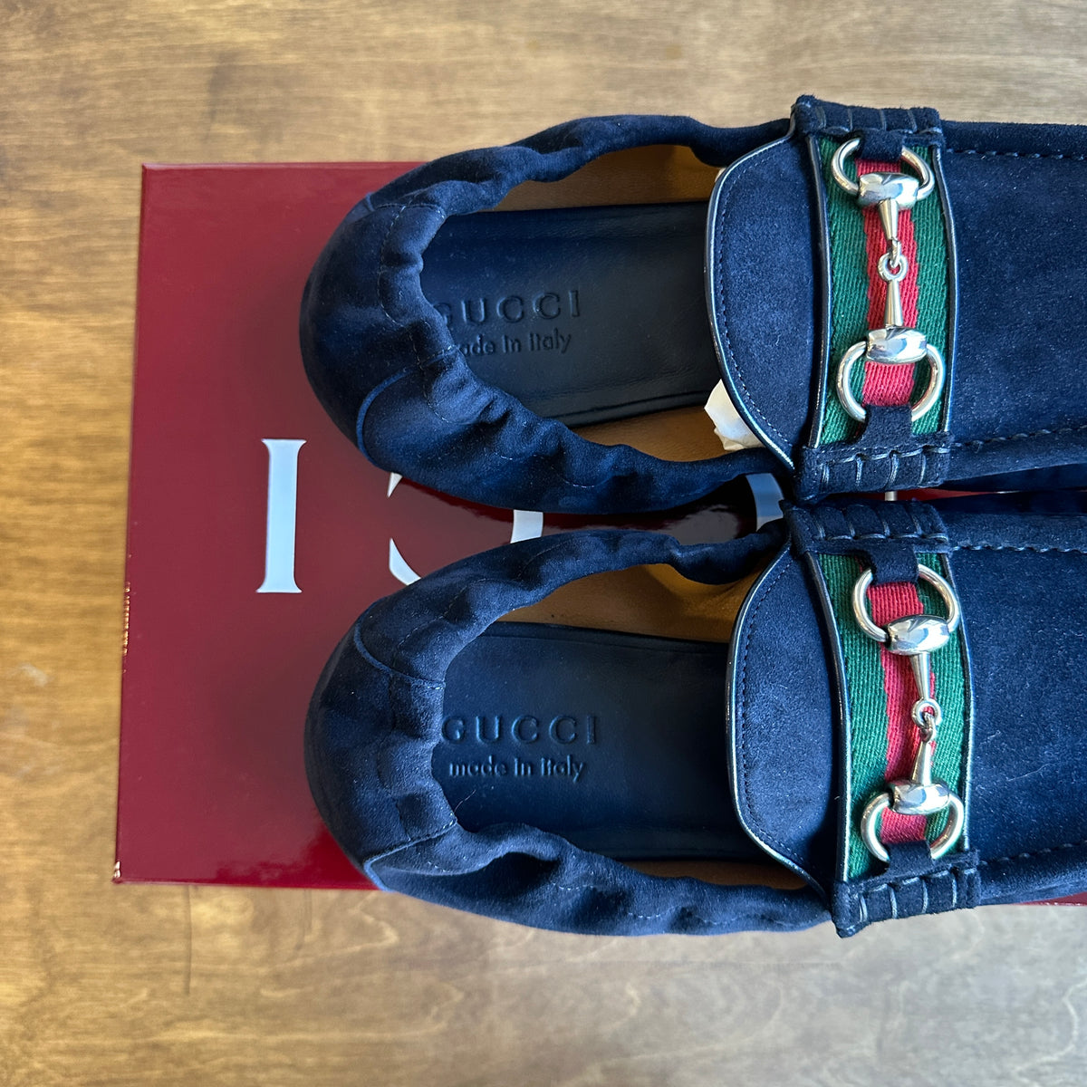 Brand New Gucci Horsebit 1953 Loafer Suede Size 8.5