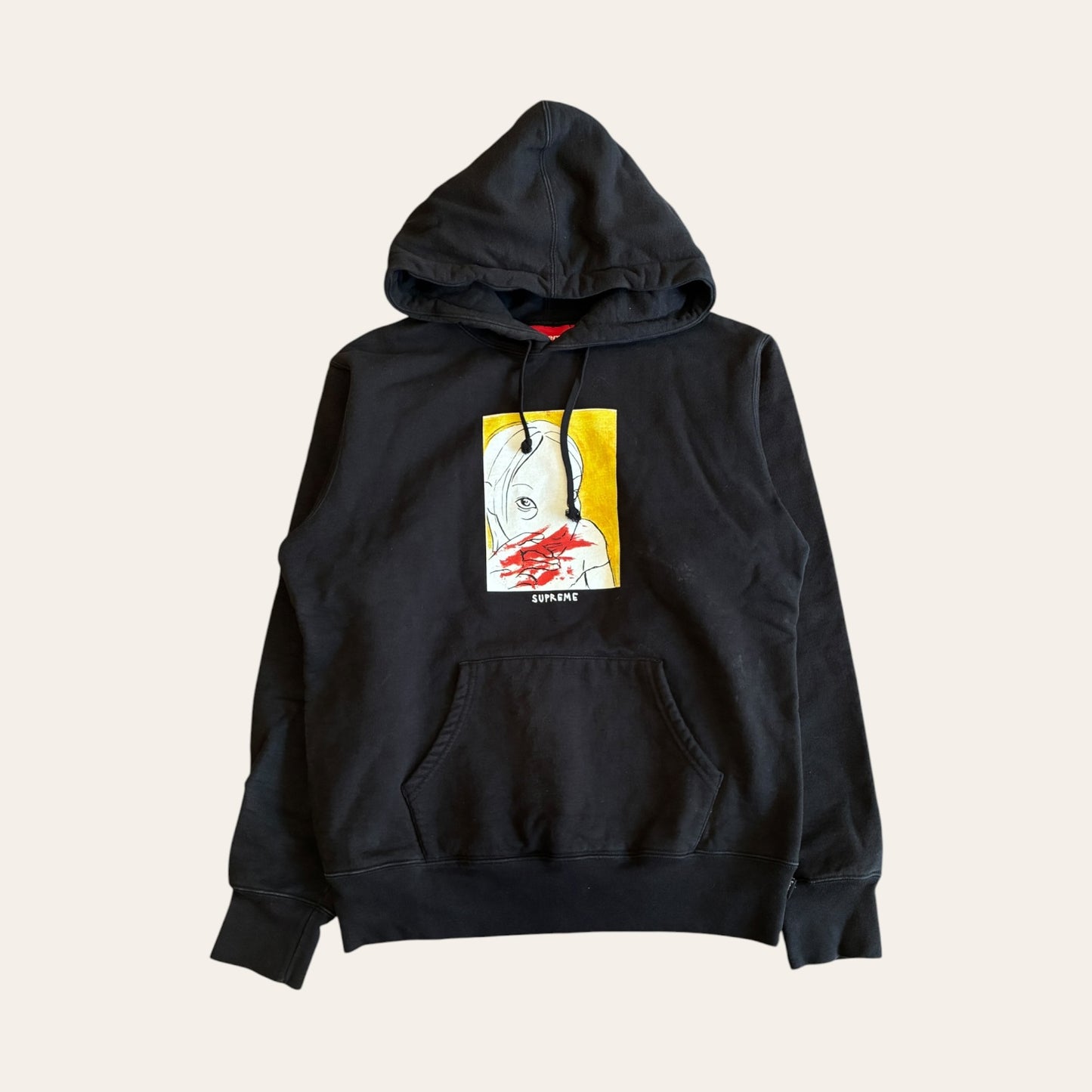 FW19 Supreme Nose Bleed Hoodie Size M