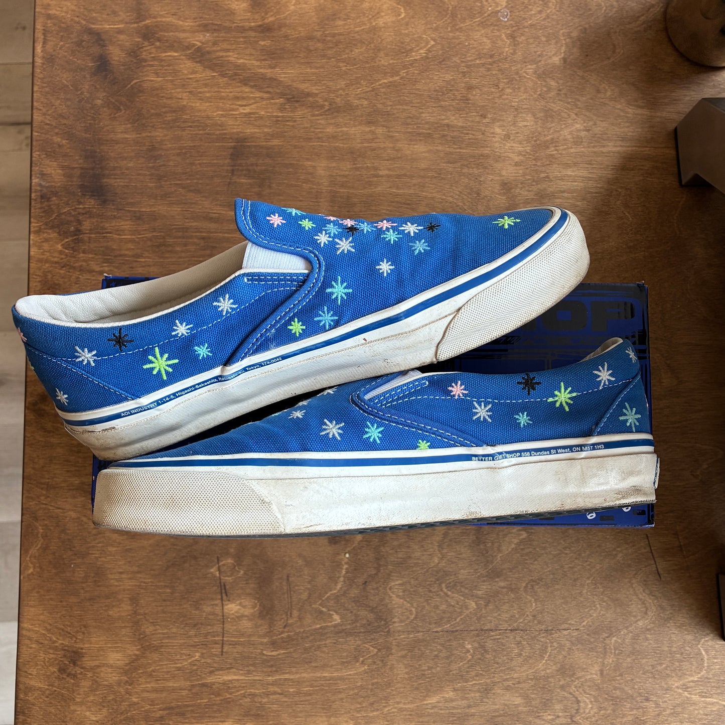 Better Gift Shop x Vans Slip On Size 10
