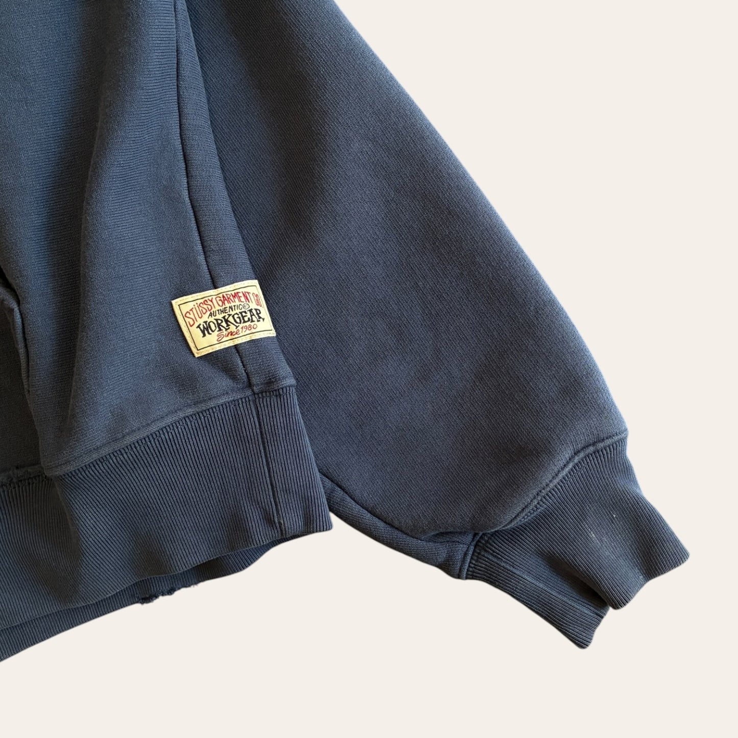 Stussy Workwear Zip Up Navy Size M