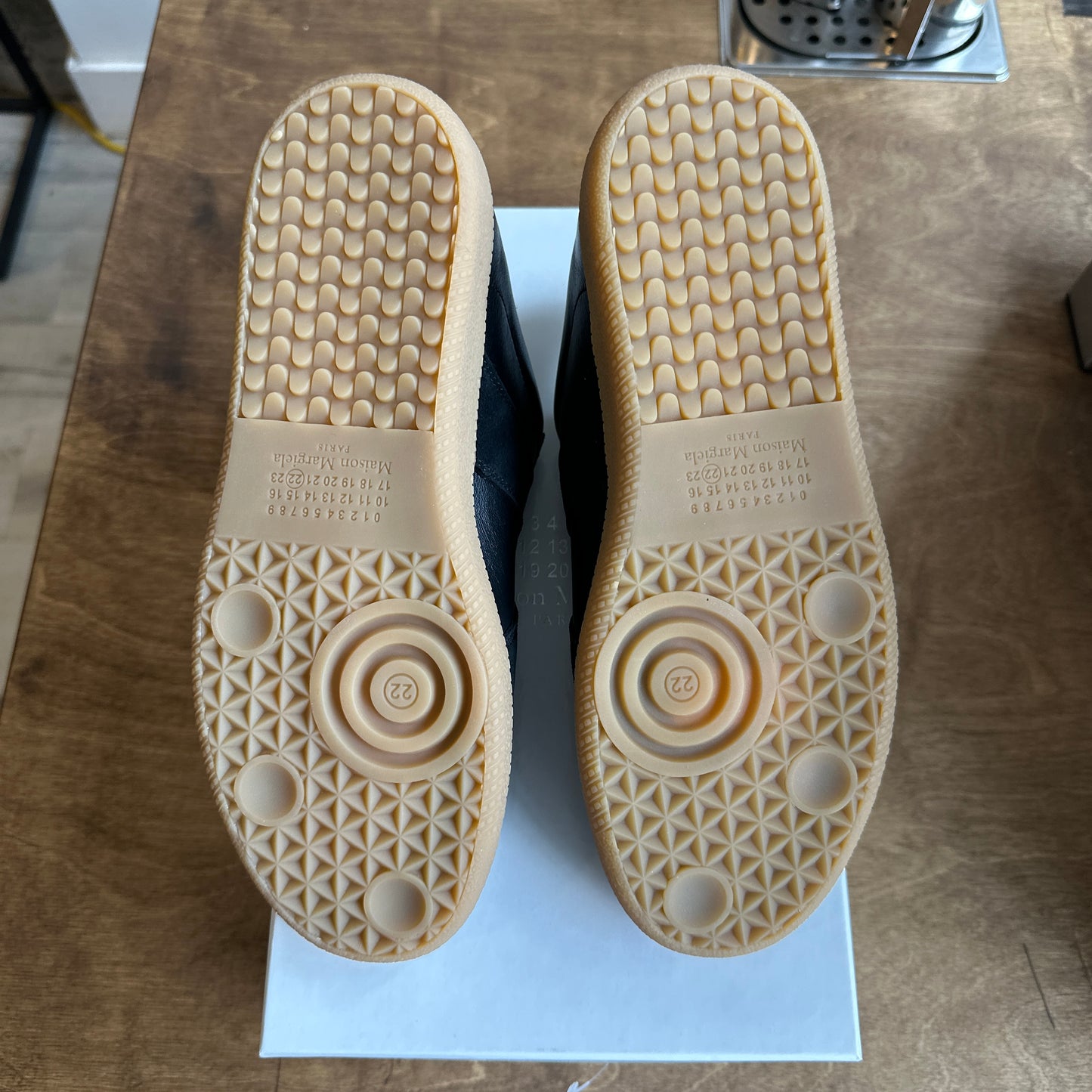 Brand New Maison Margiela GAT "Black/Gum" Size 39