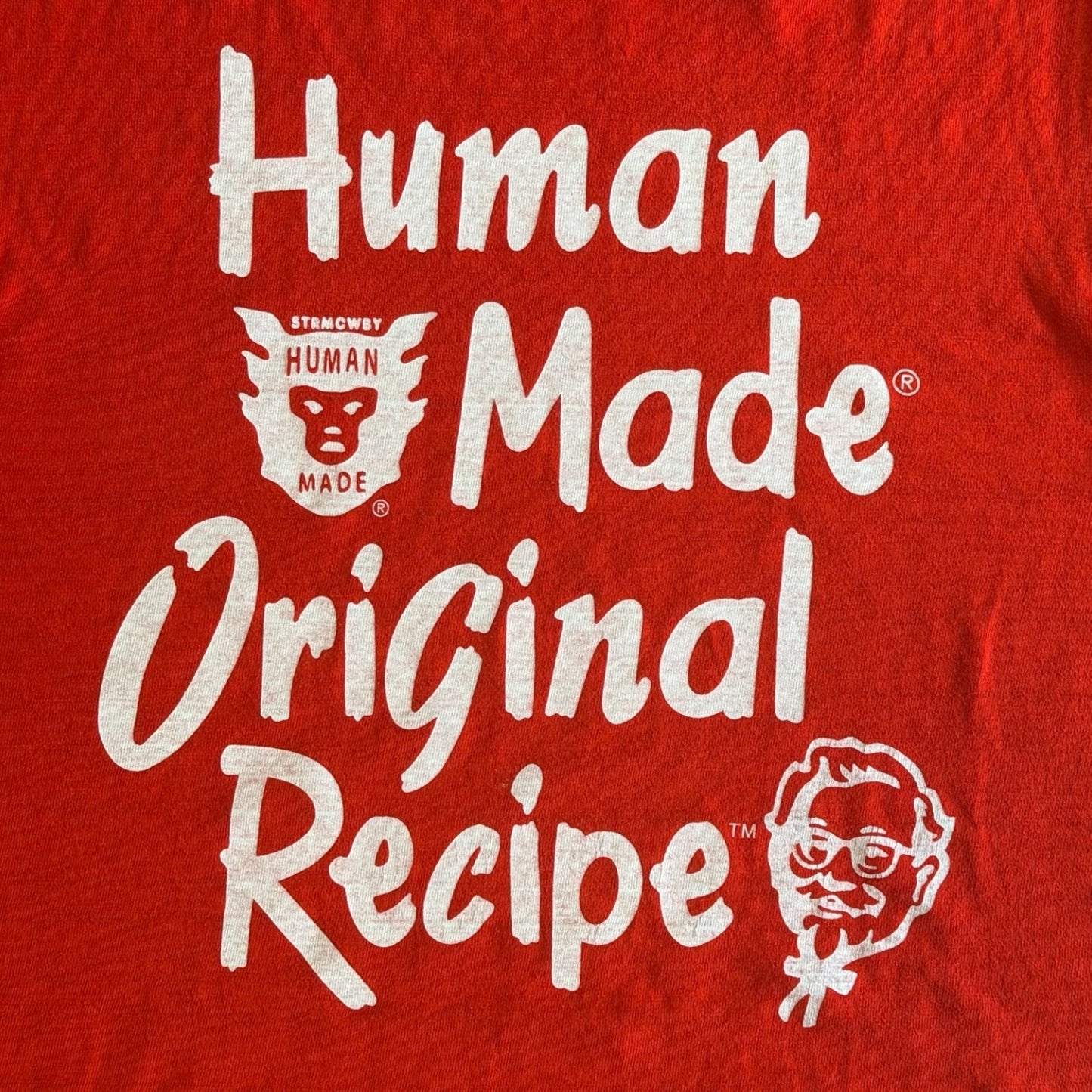 Human Made Original Recipe Tee Red Size XL
