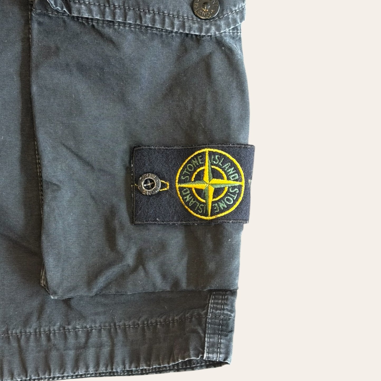 Stone Island Cargo Shorts Black Size 34