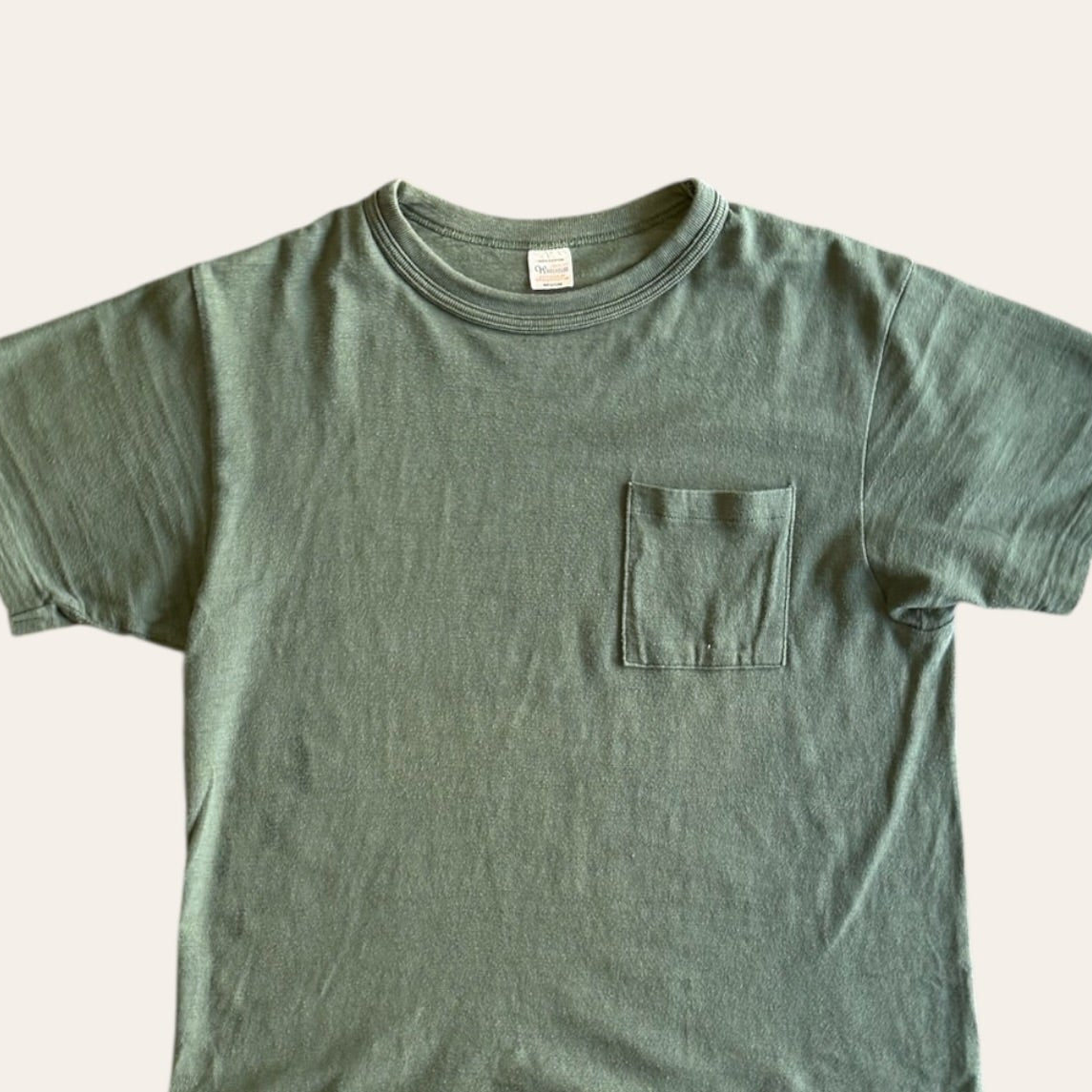 Warehouse Green Pocket Tee Size M