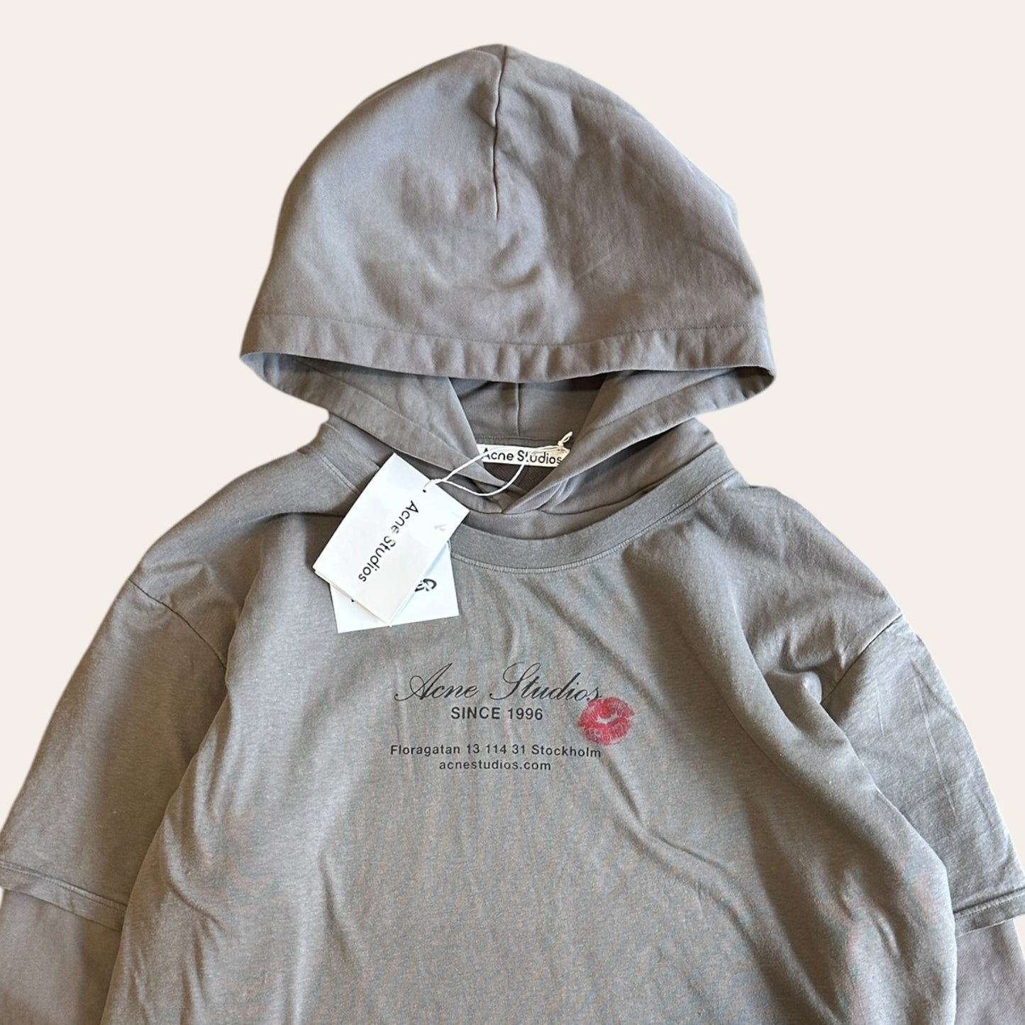 Acne Studios Business Card Hoodie Size L