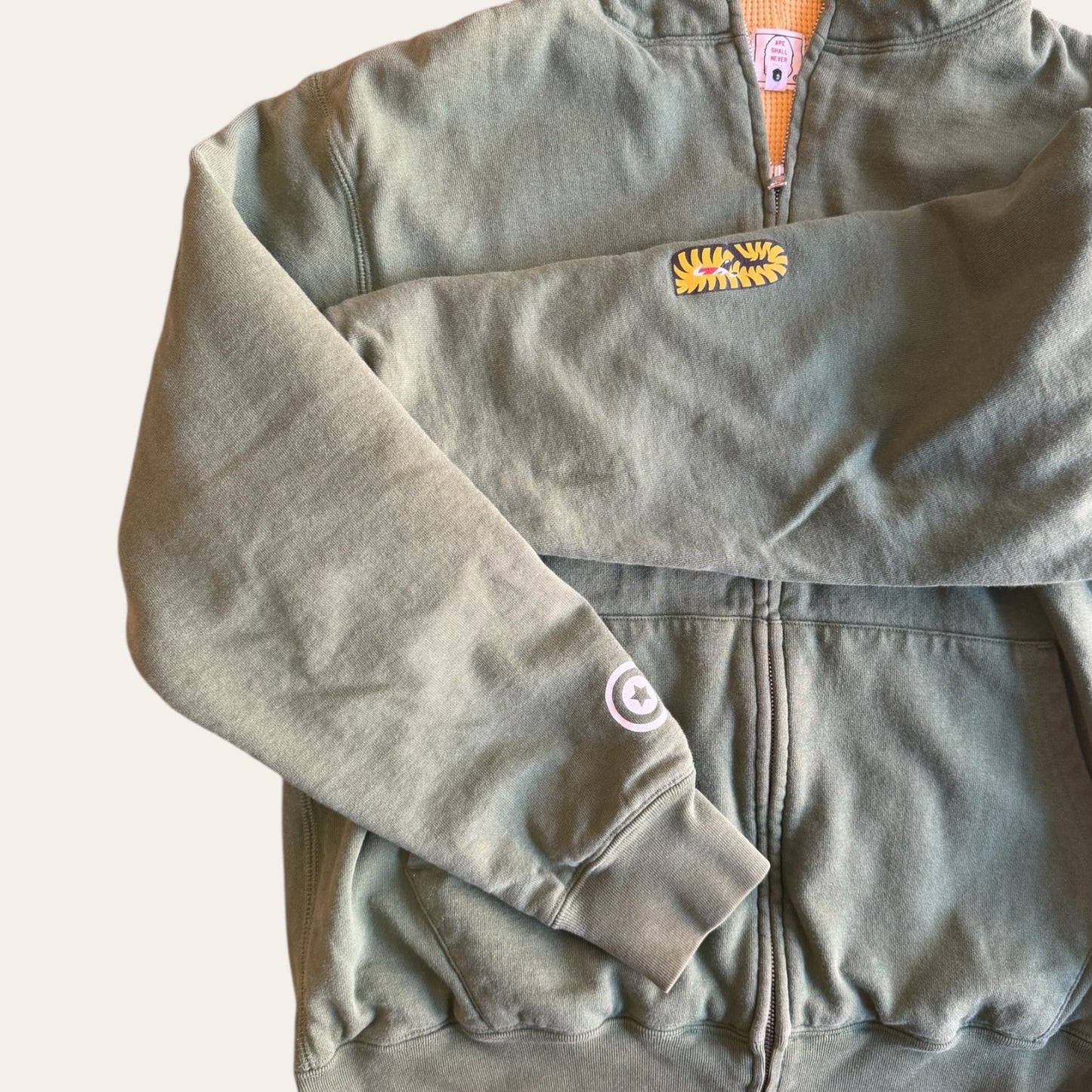 Bape Thermal Zip Up Hoodie Size M