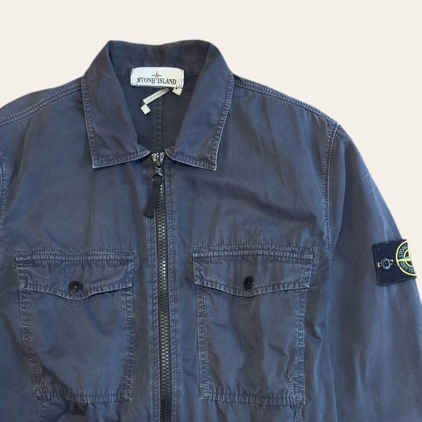 Stone Island Zip up Jacket Navy Size M