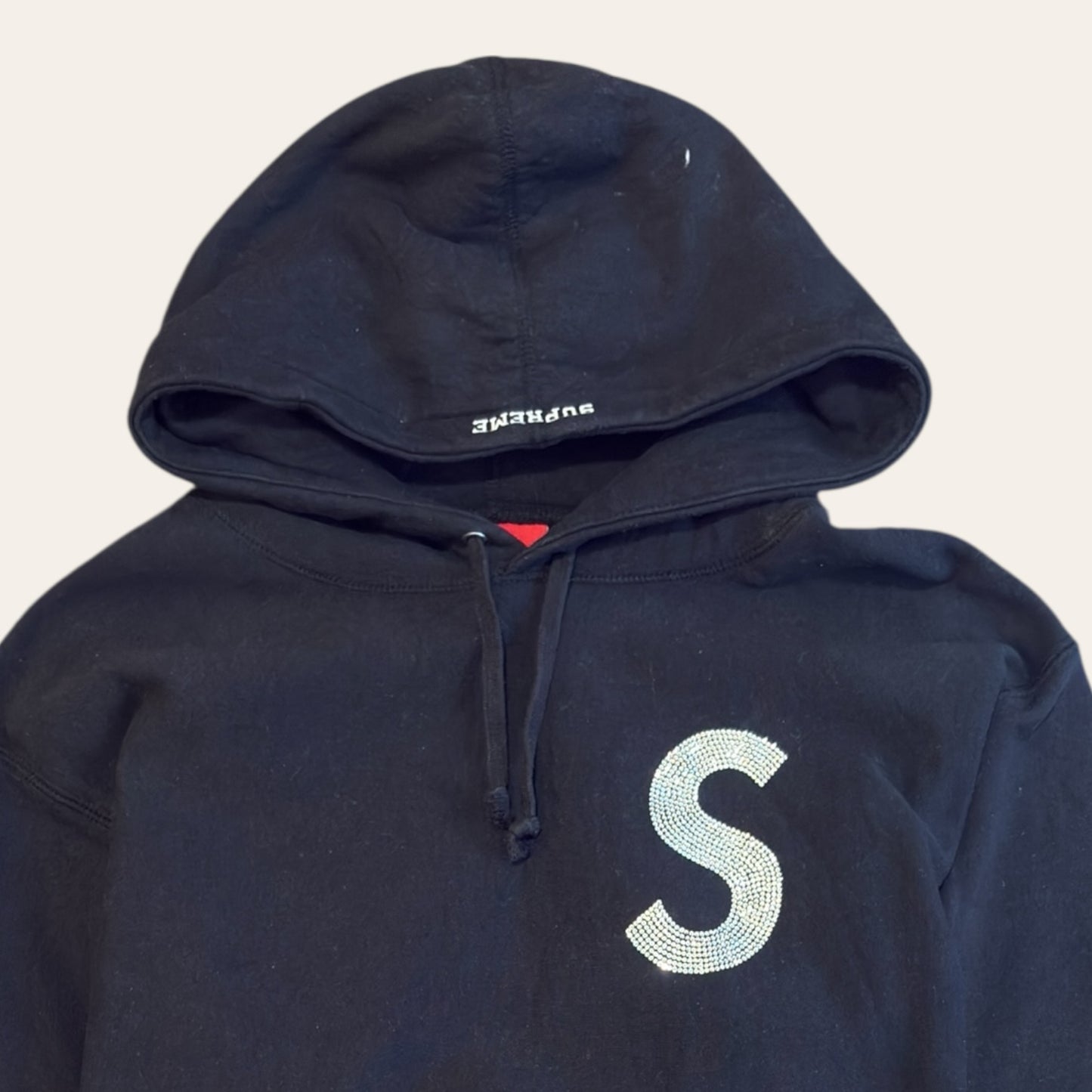 Supreme X Swarovski S Logo Hoodie Size M