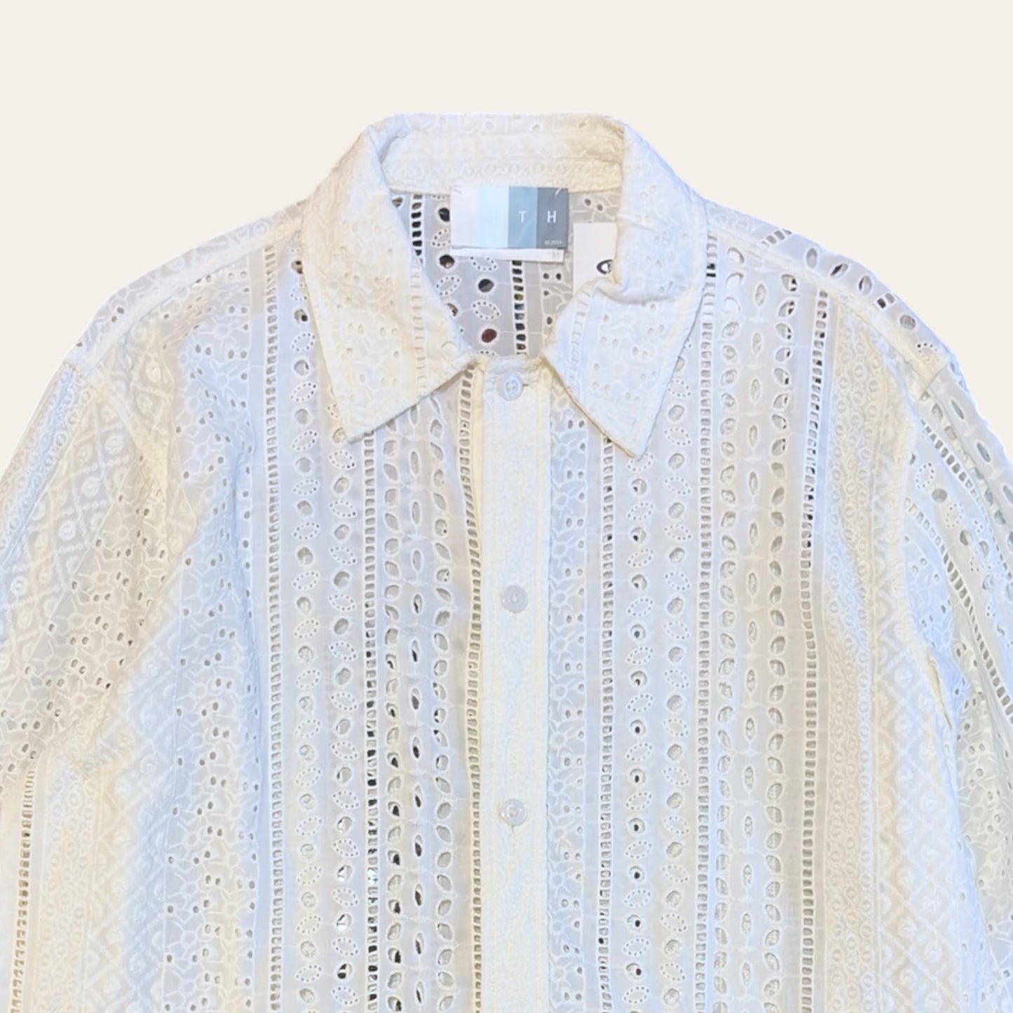 Kith Eyelet Boxy Shirt Size M