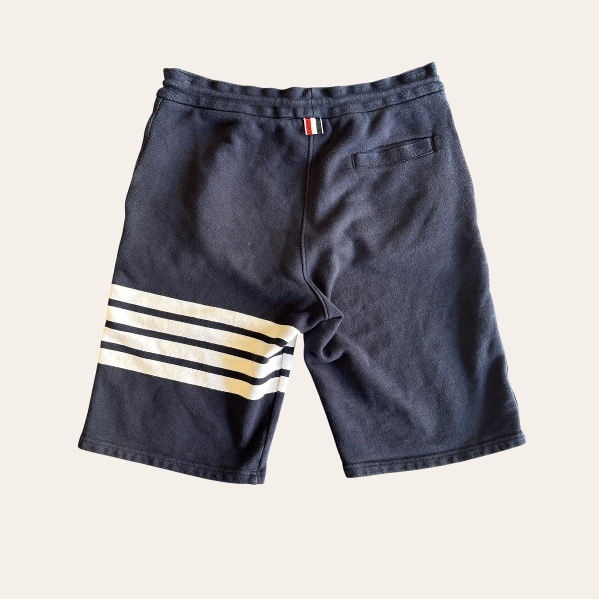 Thom Browne New York Sweat Shorts Navy Size L
