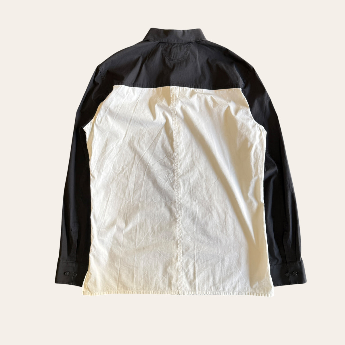 Helmut Lang Button Up Shirt Black/White Size M