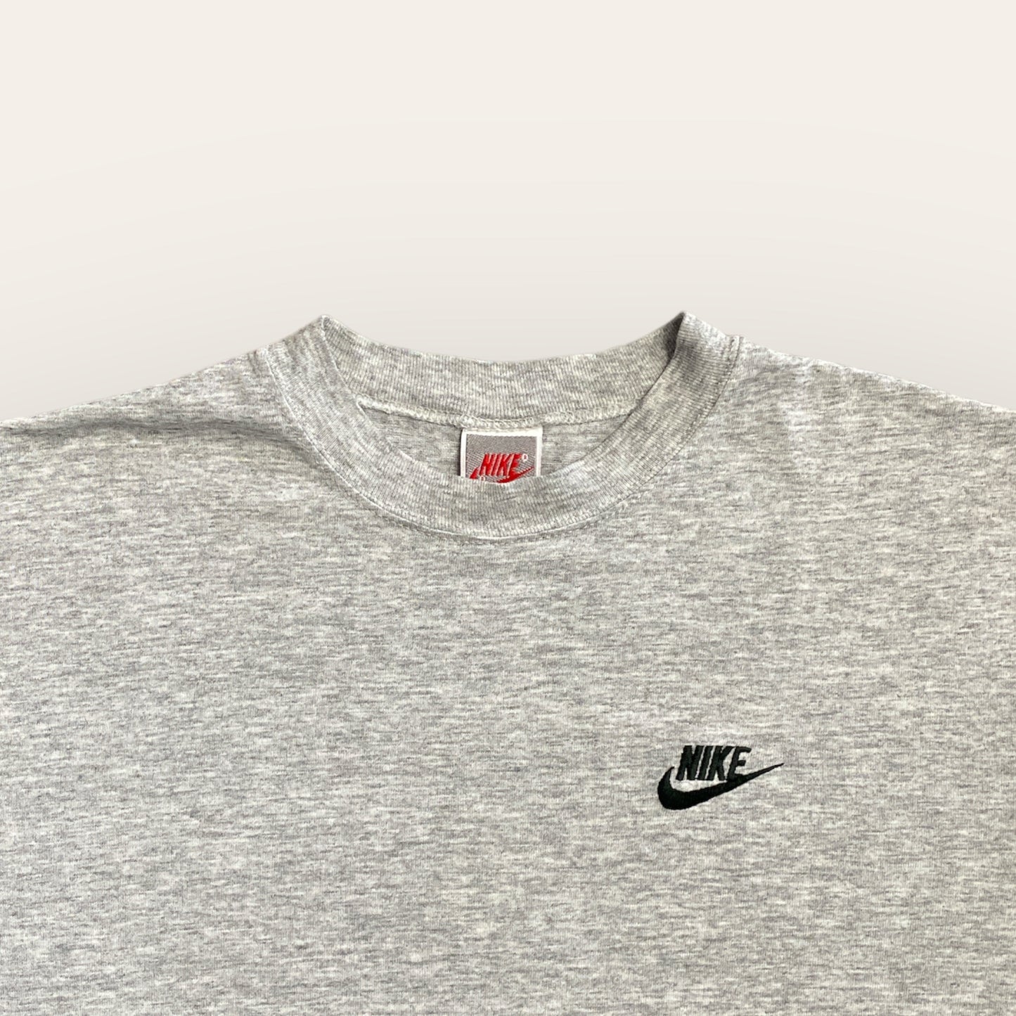 90's Nike Side Swoosh Grey Tee Size L