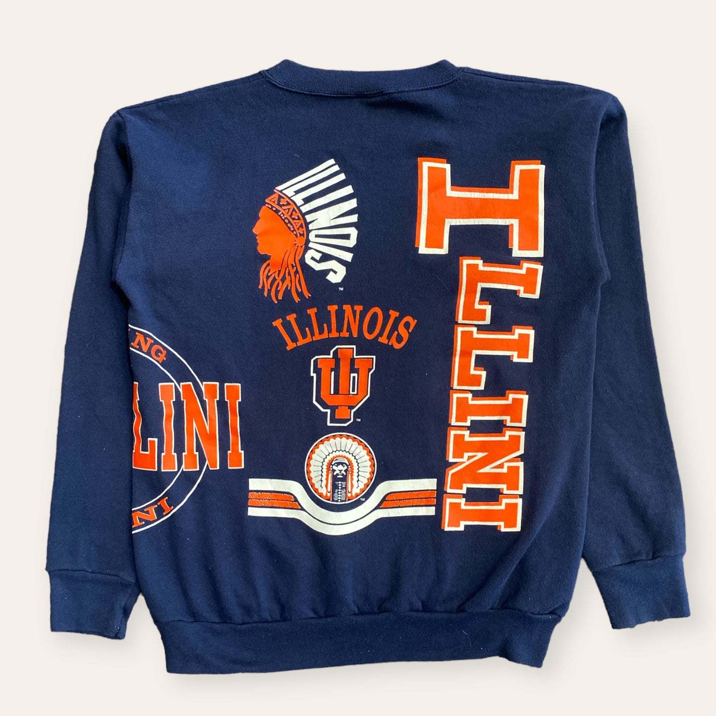 90s Uni of Illinois Sweater Size L