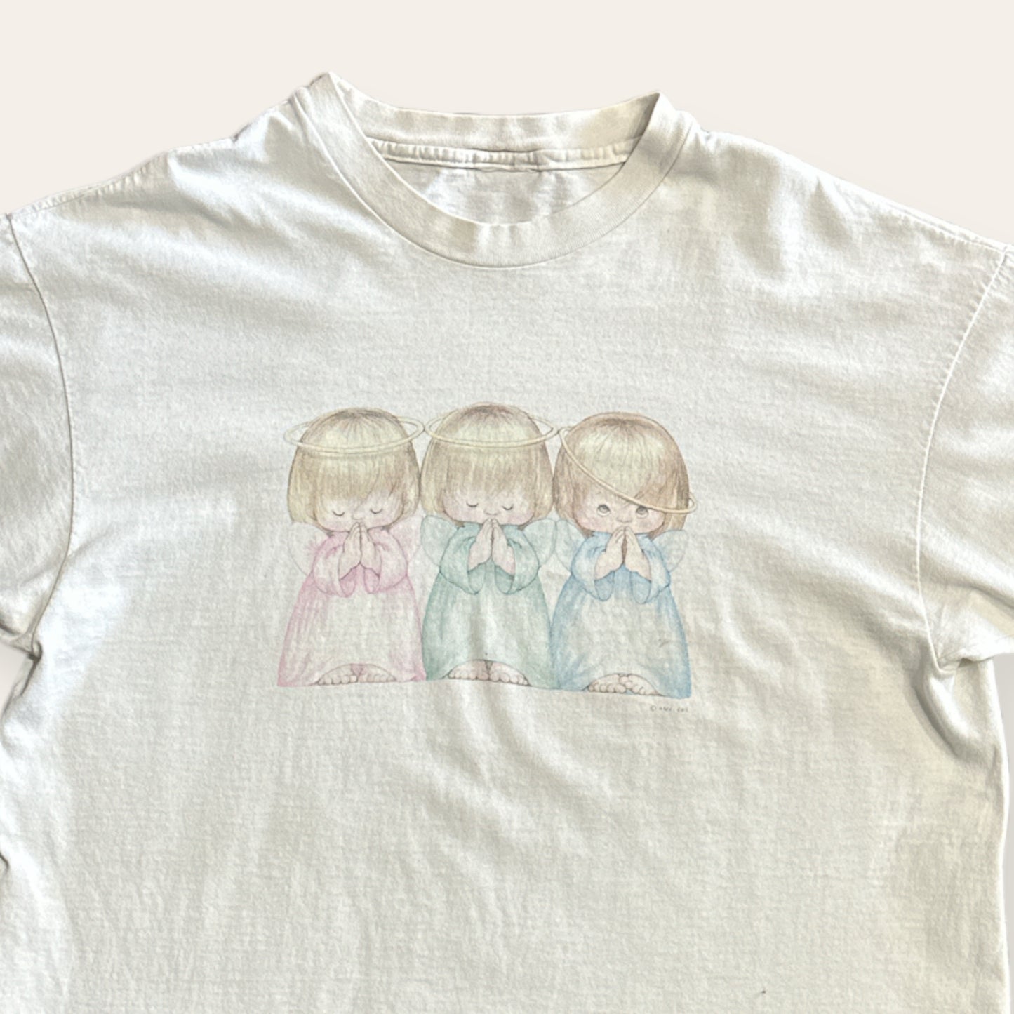 90s Angel Baby Tee Size XL