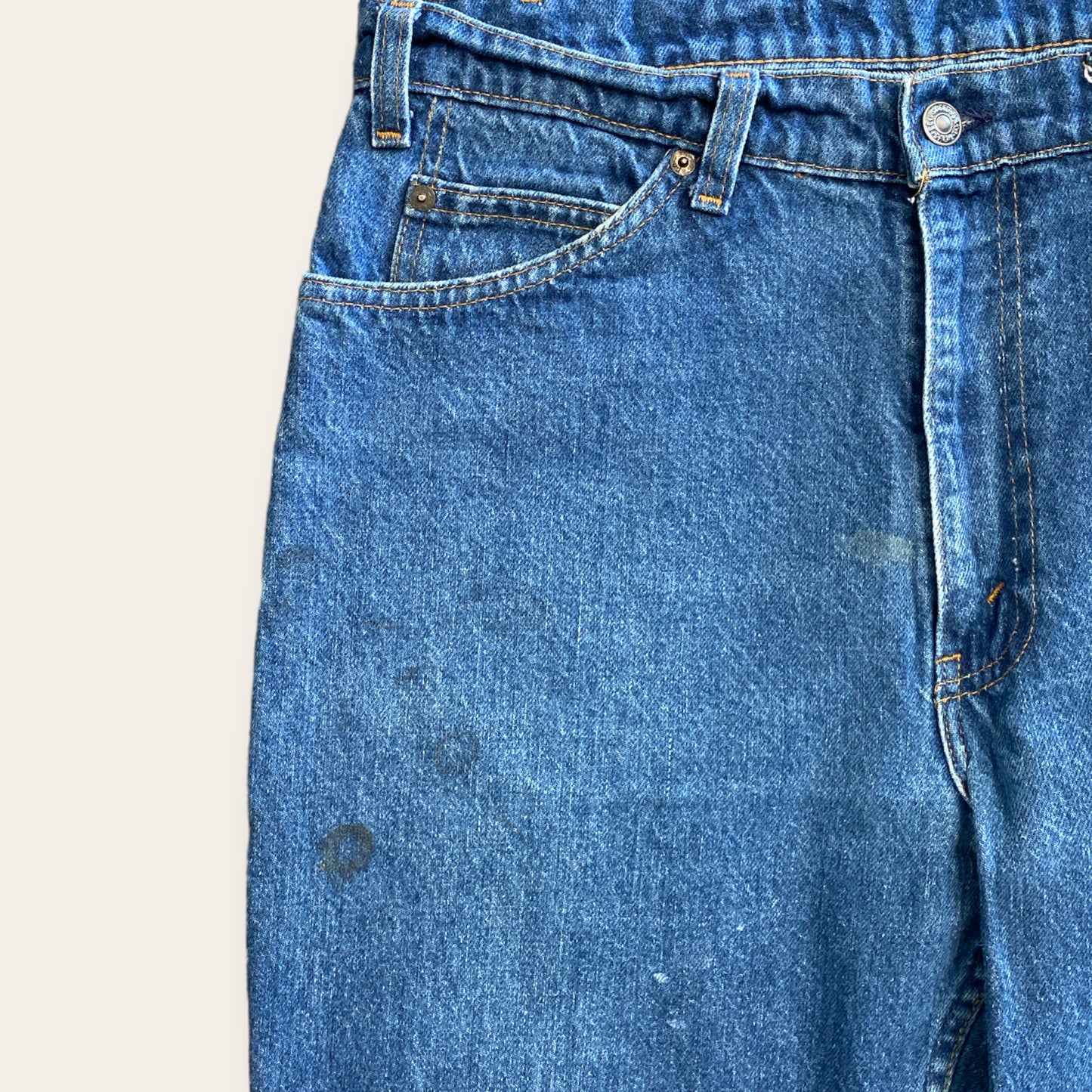 Vintage Levis Orange Tab Jeans Size 36" x 32"