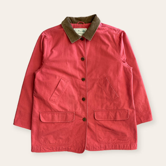 Vintage LL Bean Chore Jacket Red Size Women's XL