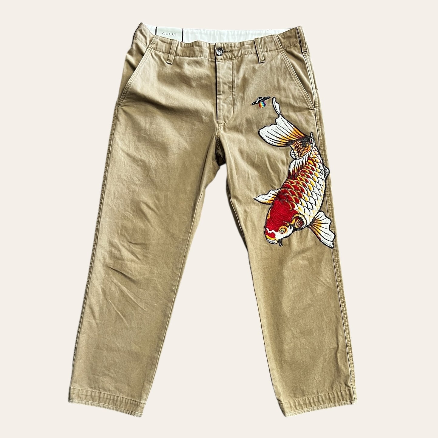 Gucci Khacki Trousers Size 32