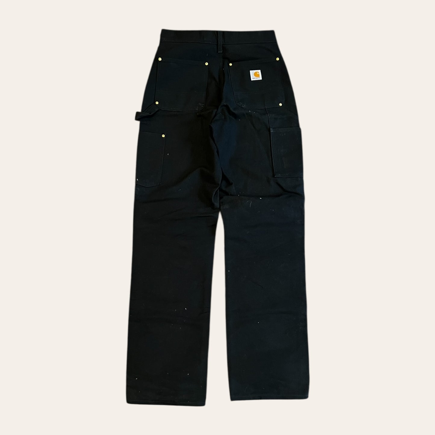 Carhartt Double Knee Pants Black Size 28x32