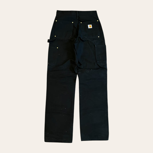Carhartt Double Knee Pants Black Size 28x32
