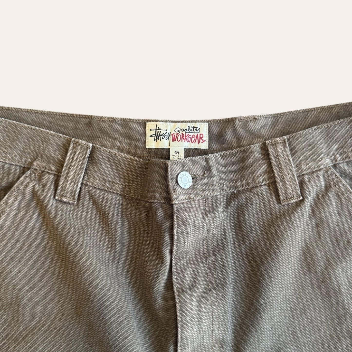 Brand New Stussy Work Gear Shorts Size 34